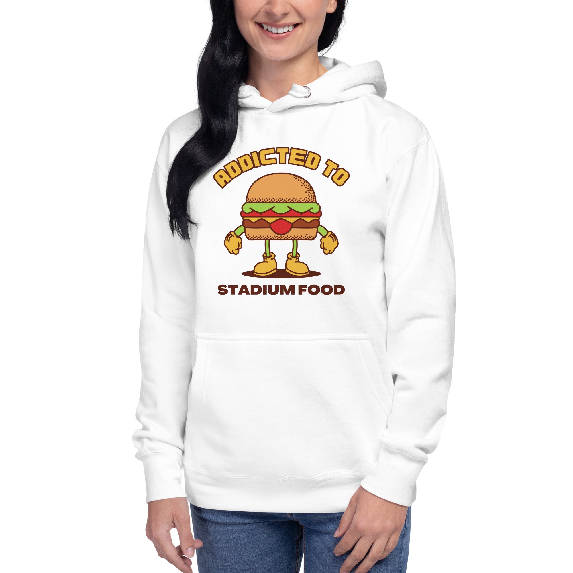 Addicted To Stadium Food Women's Heavy Hoodie