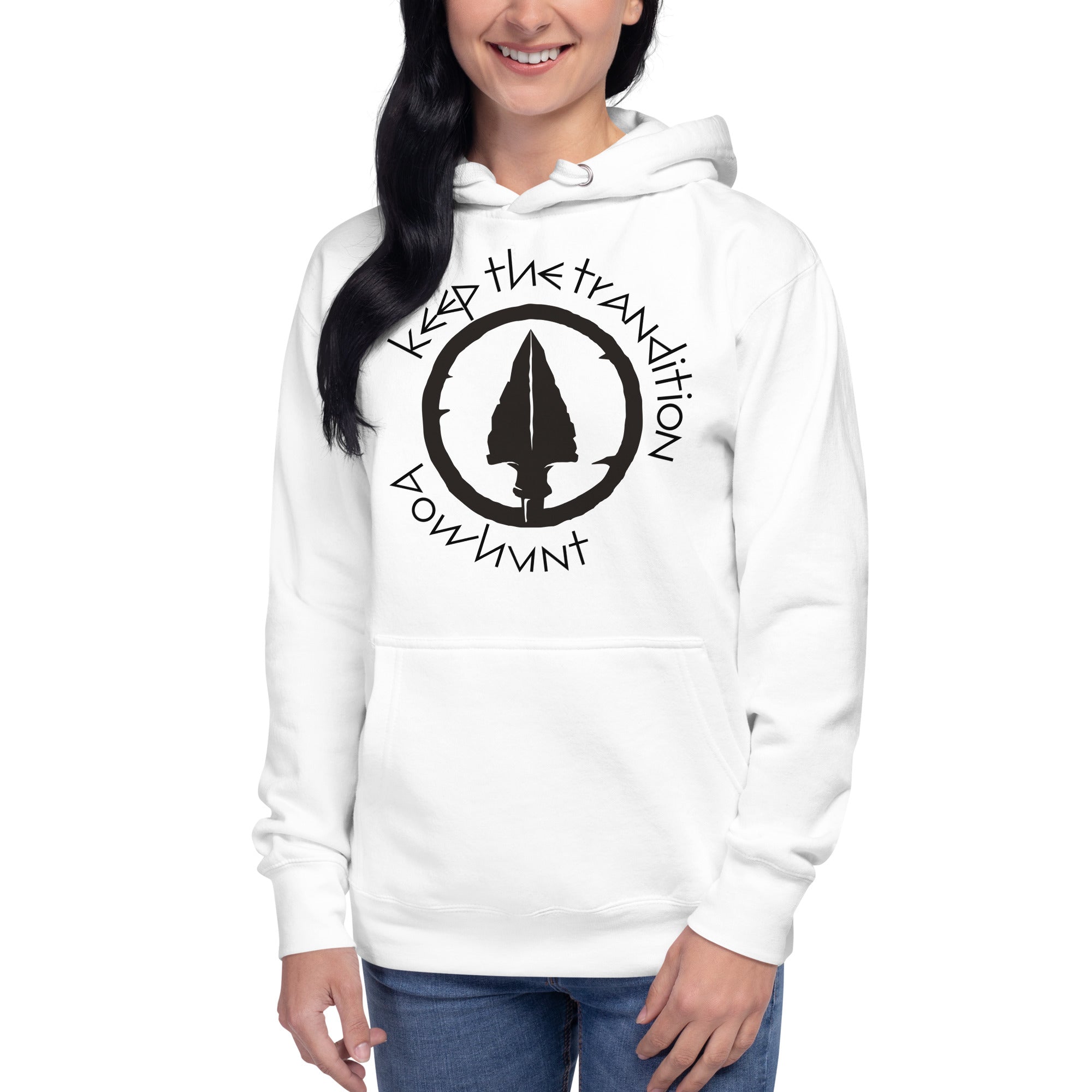 Keep The Tradition Women's Heavy Hoodie - Bow Hunt