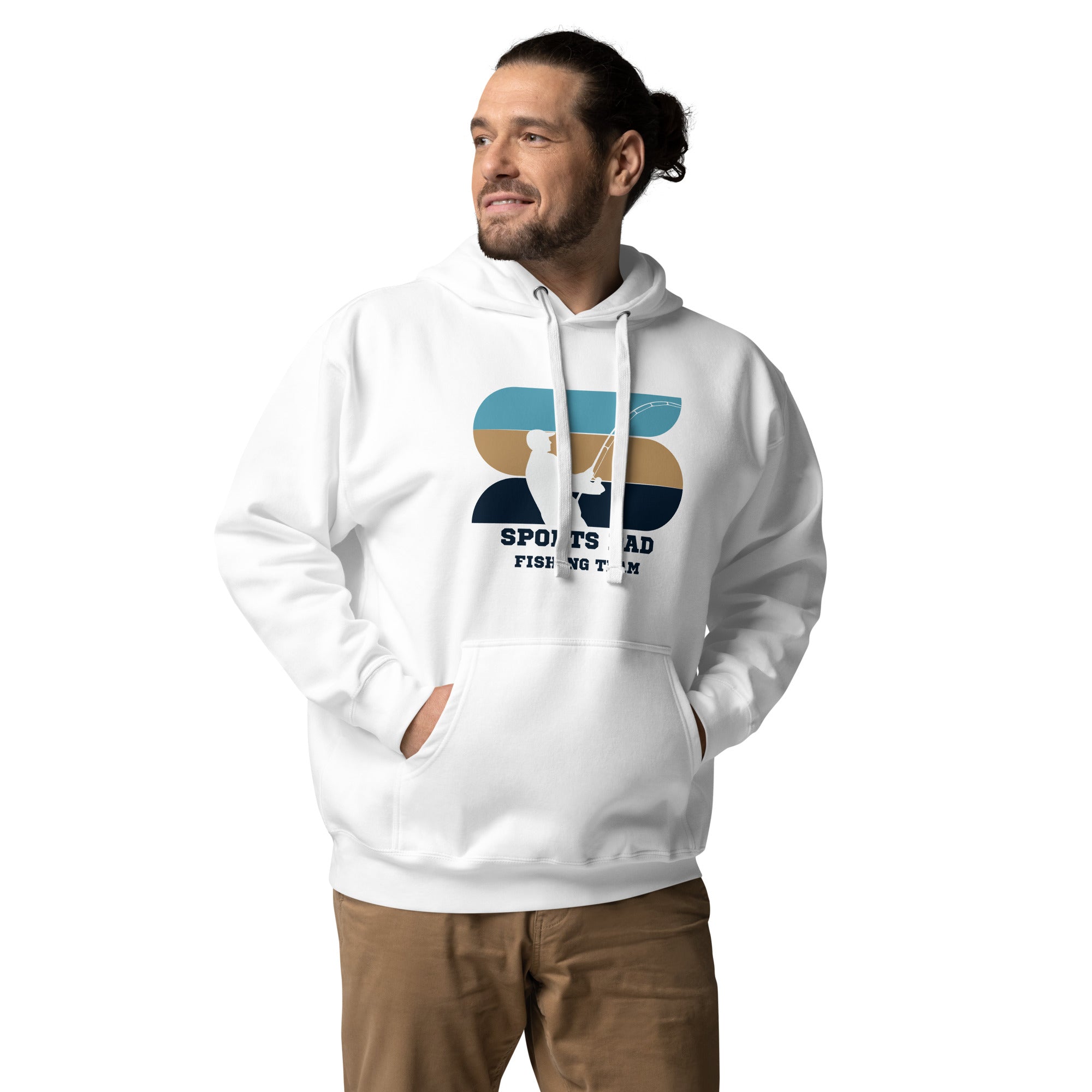 The Original Sports Dad Fishing Team Men's Heavy Hoodie