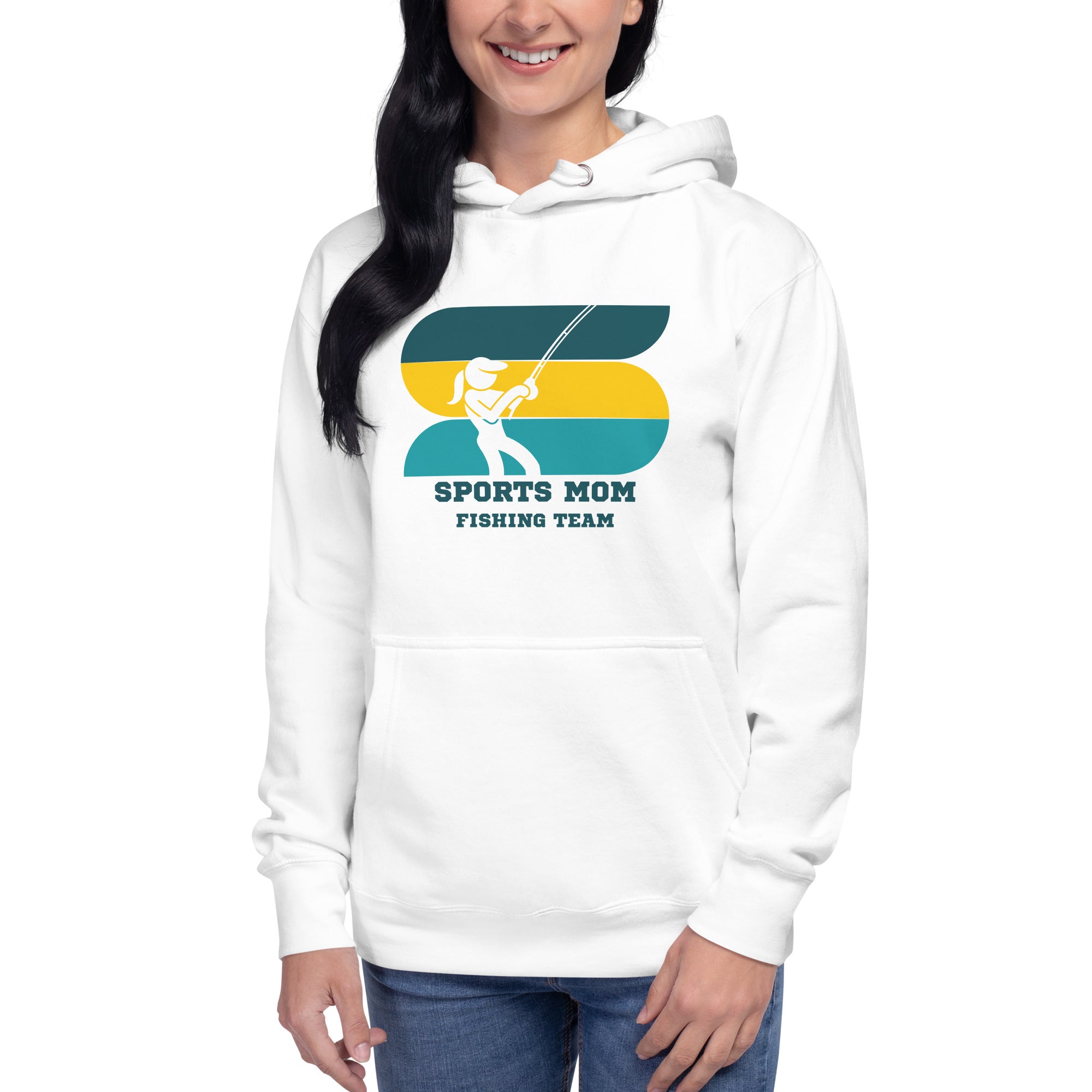 The Original Sports Mom Fishing Team Women's Heavy Hoodie