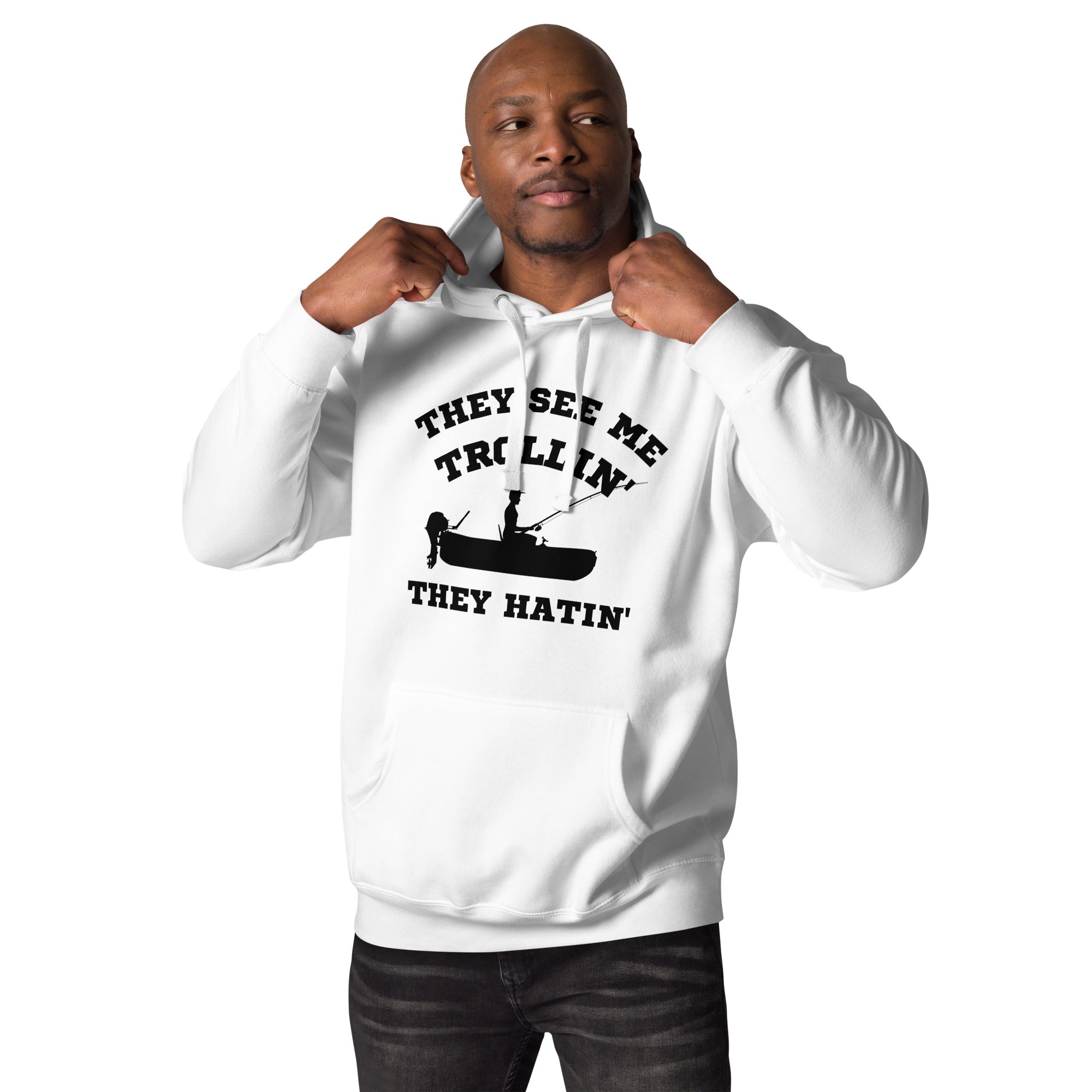 They See Me Trollin' Men's Heavy Hoodie