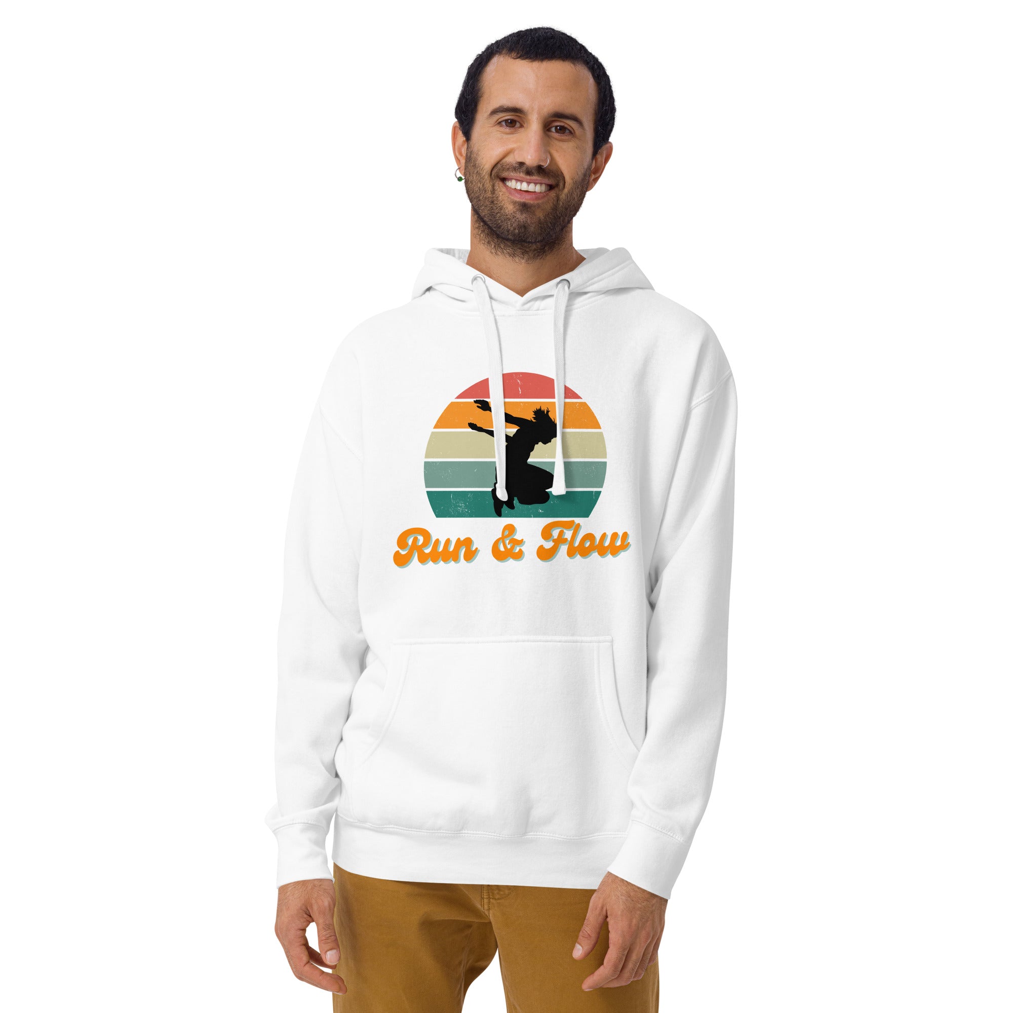 Run & Flow Men's Heavy Hoodie
