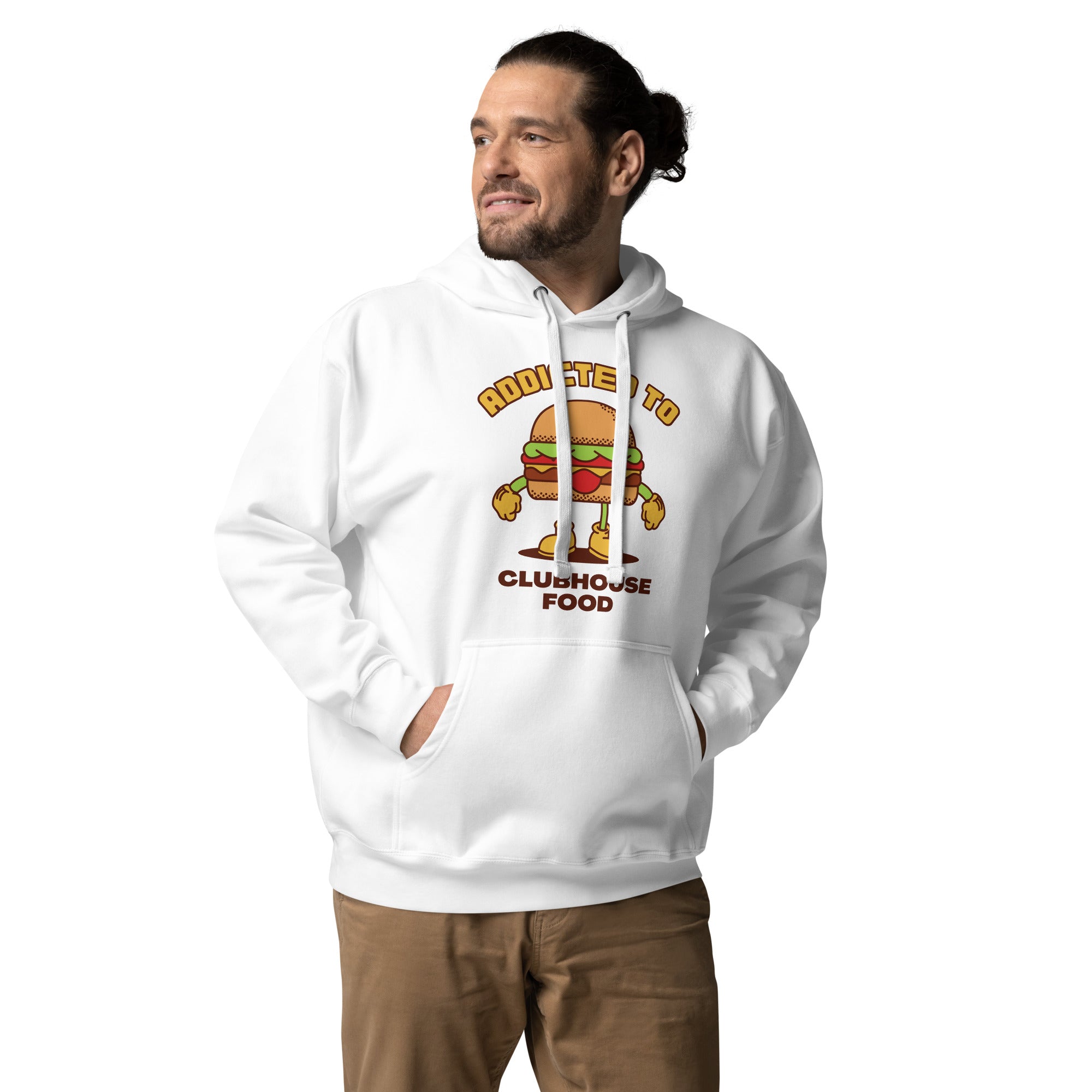 Addicted To Clubhouse Food Men's Heavy Hoodie