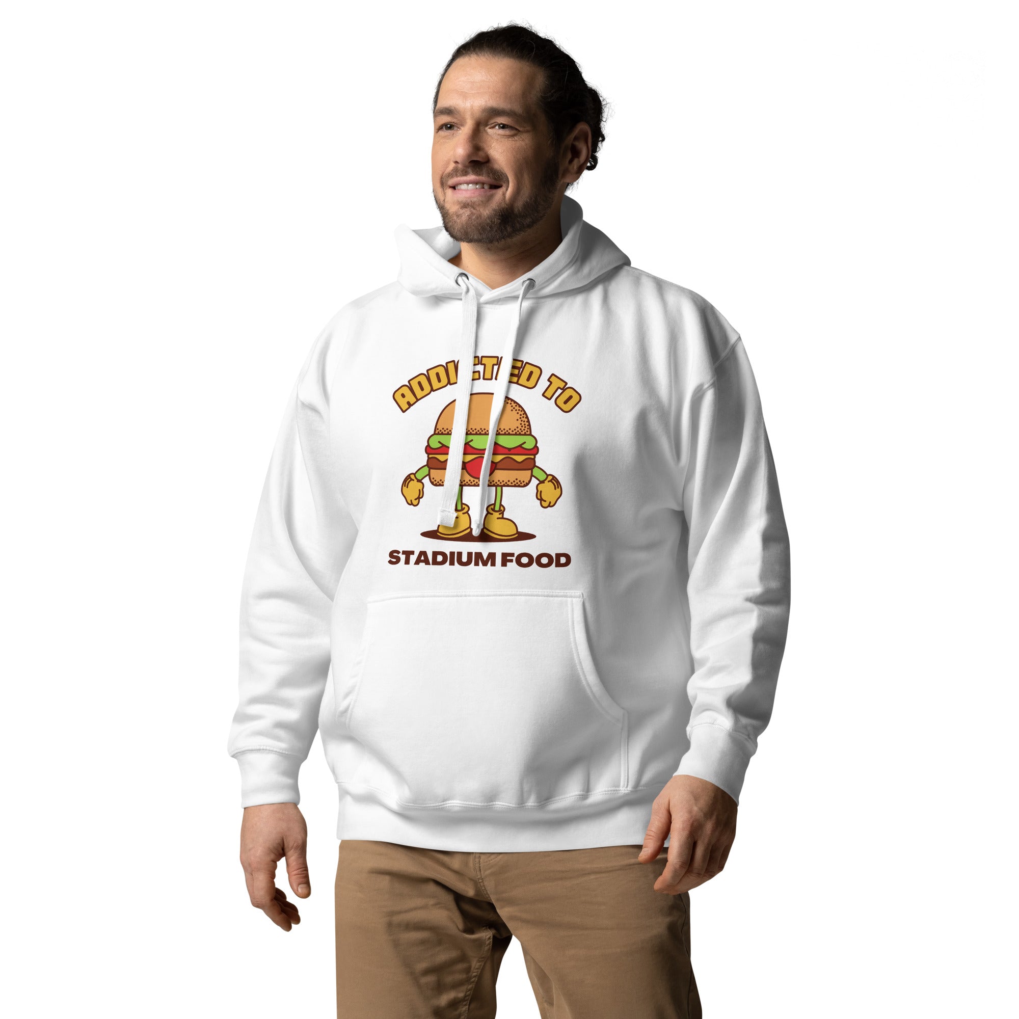Addicted To Stadium Food Men's Heavy Hoodie