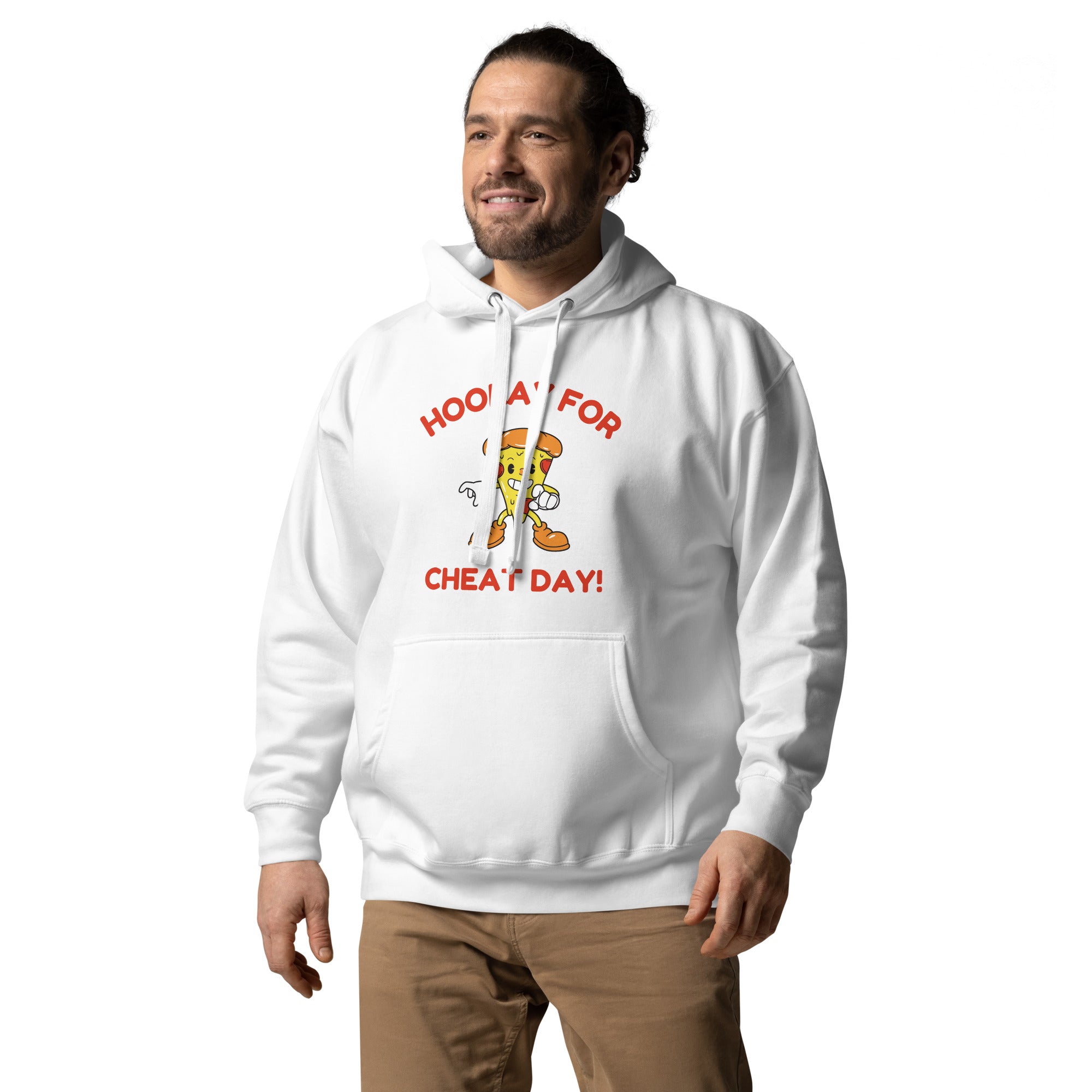 Hooray For Cheat Day! Men's Heavy Hoodie