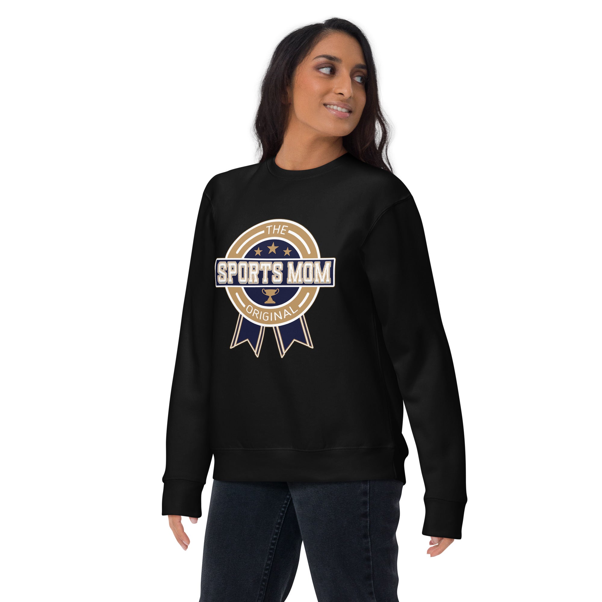 The Original Sports Mom Away Game Comfort Crew Sweatshirt