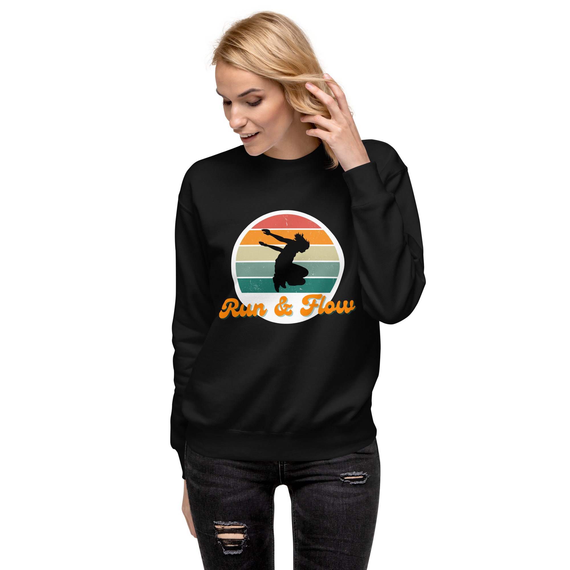 Run & Flow Women's Premium Sweatshirt