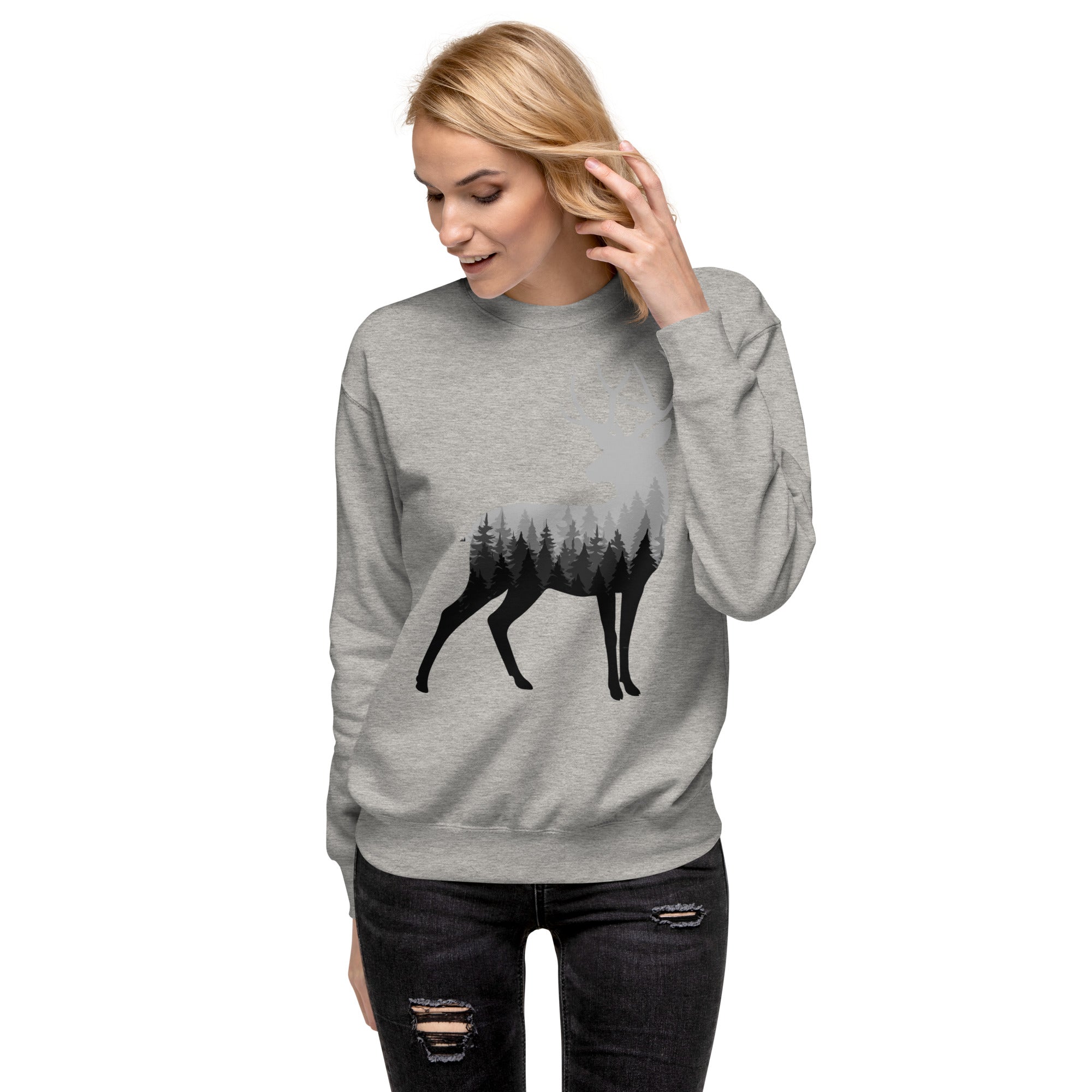Buck n' Trees Women's Premium Sweatshirt