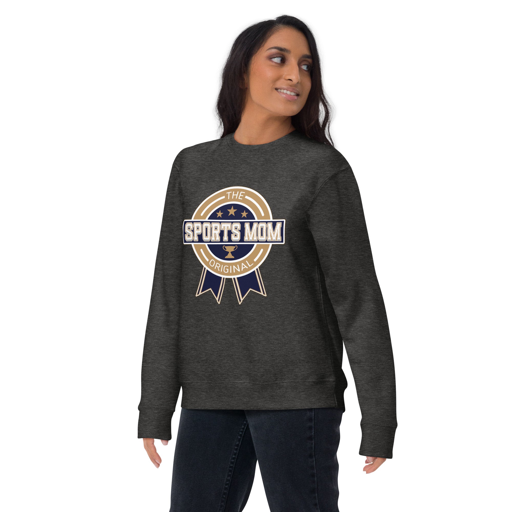 The Original Sports Mom Away Game Comfort Crew Sweatshirt