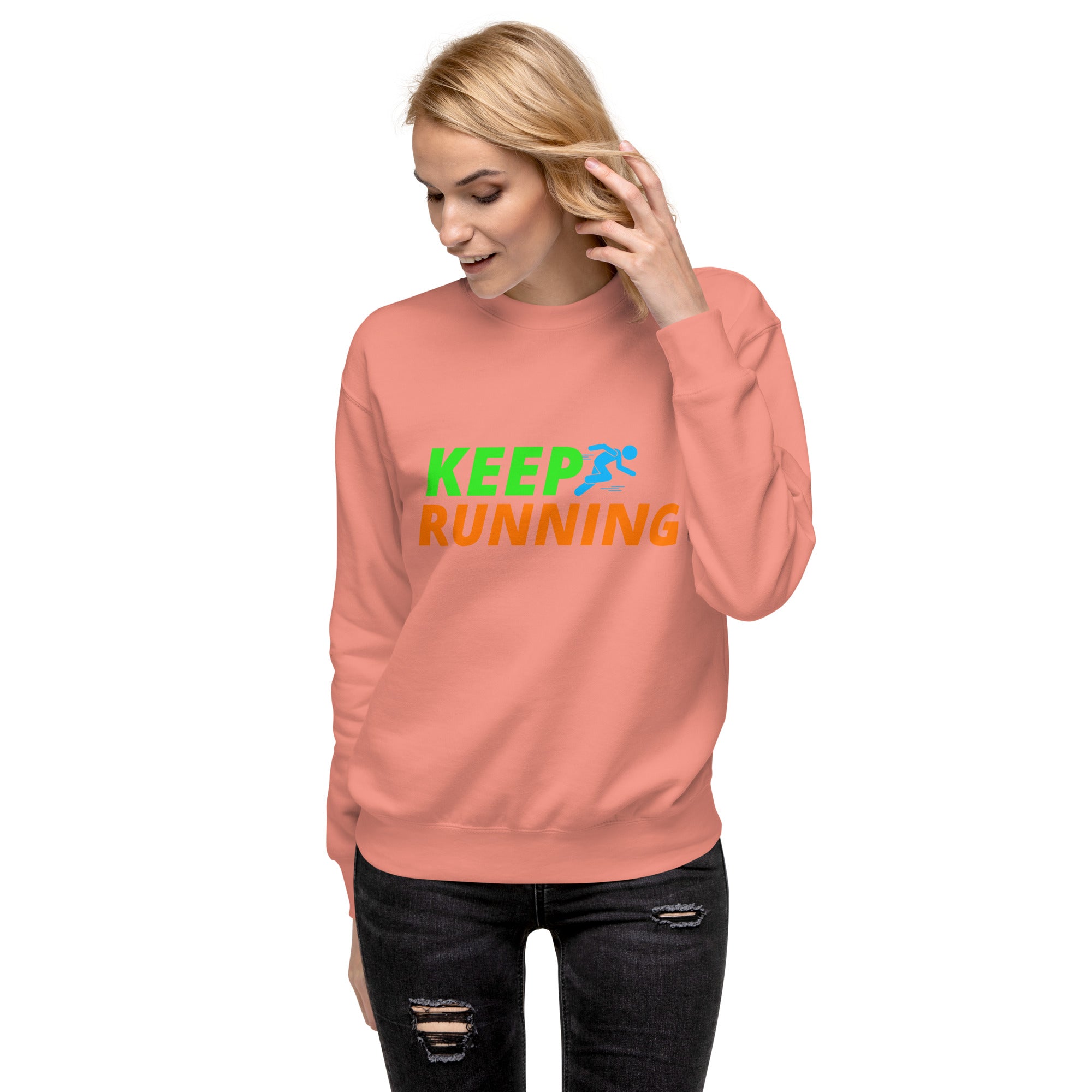 Keep Running Women's Premium Sweatshirt