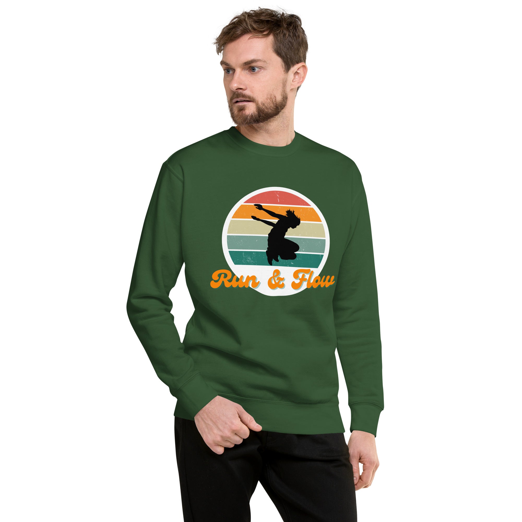 Run & Flow Heavy Crew Sweatshirt
