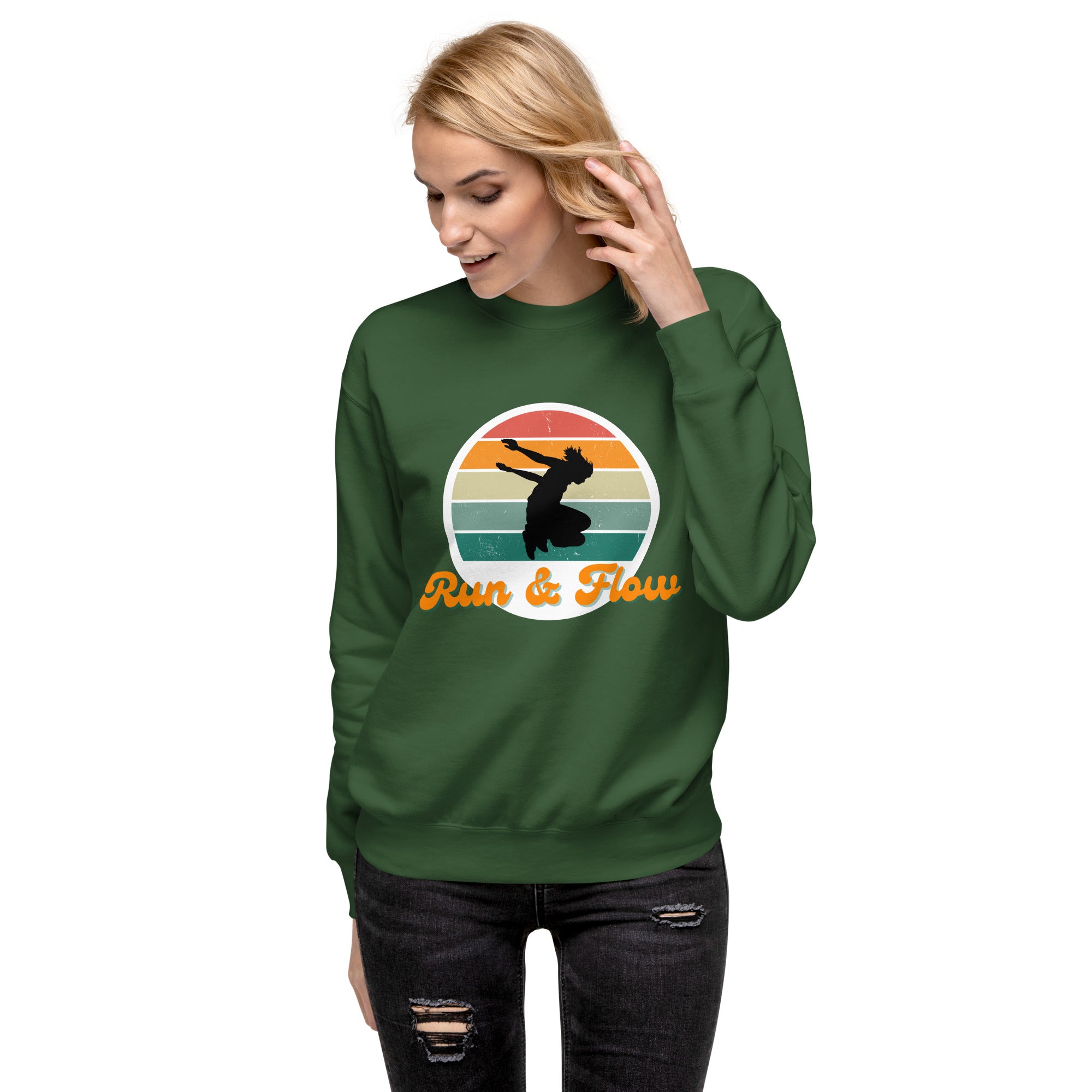 Run & Flow Women's Premium Sweatshirt