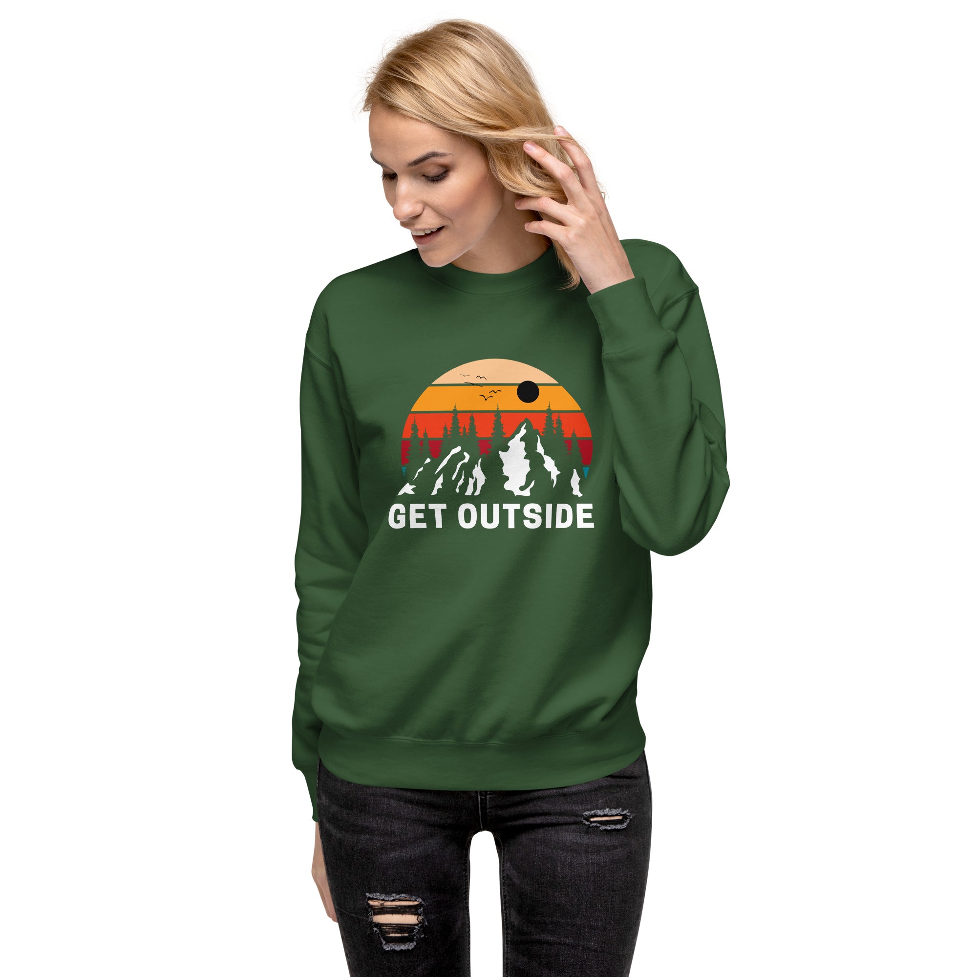 Get Outside Women's Premium Sweatshirt