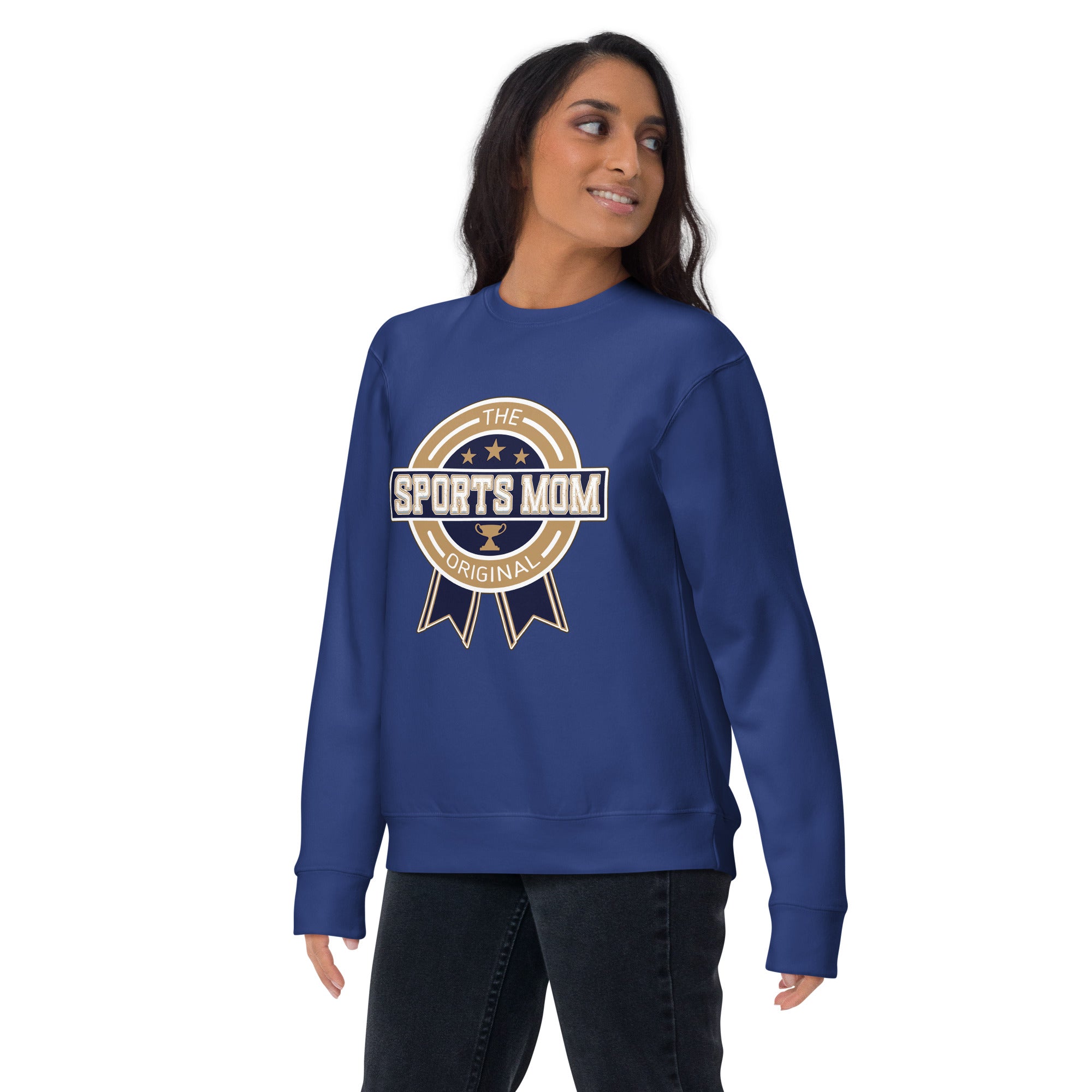The Original Sports Mom Away Game Comfort Crew Sweatshirt