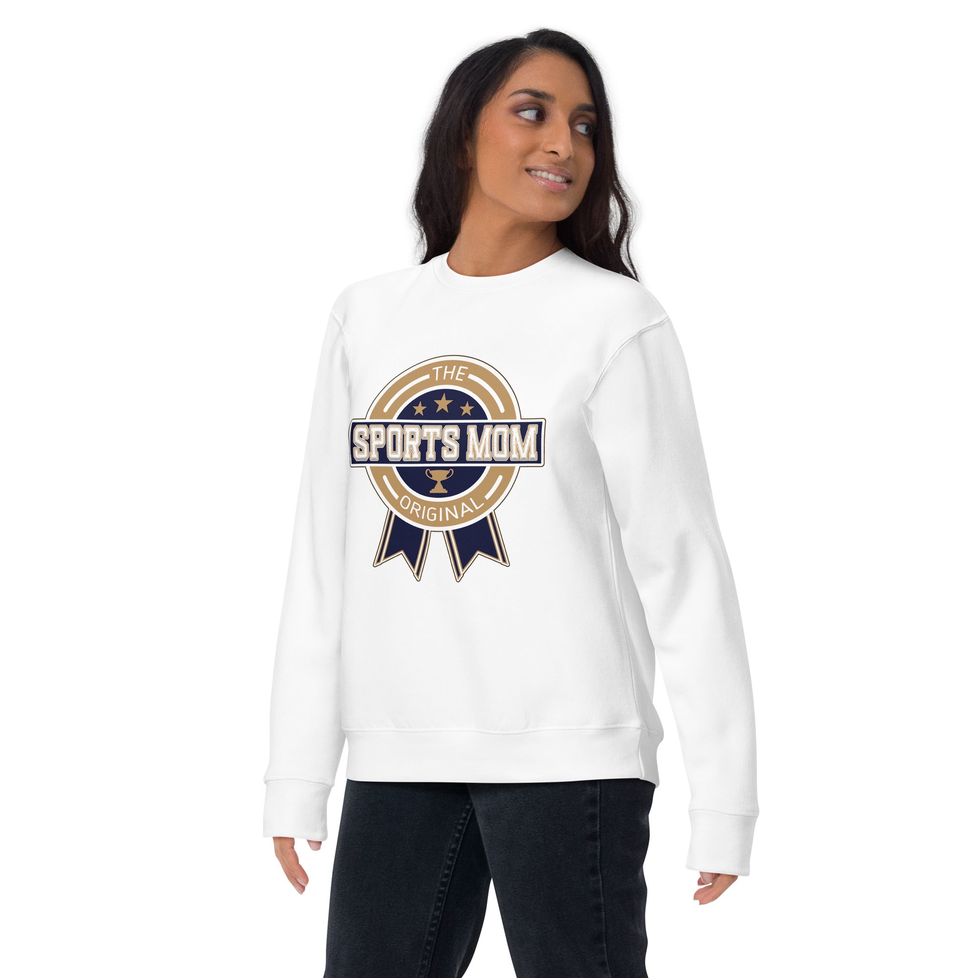 The Original Sports Mom Away Game Comfort Crew Sweatshirt
