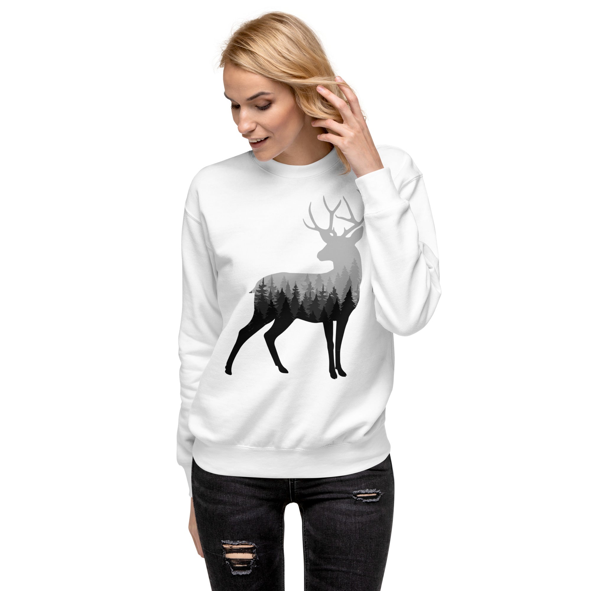 Buck n' Trees Women's Premium Sweatshirt