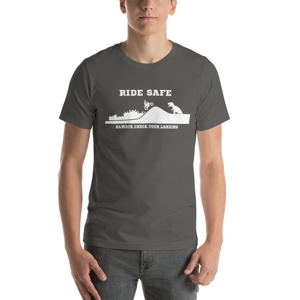 Ride Safe Check Your Landing Premium Men's T-Shirt