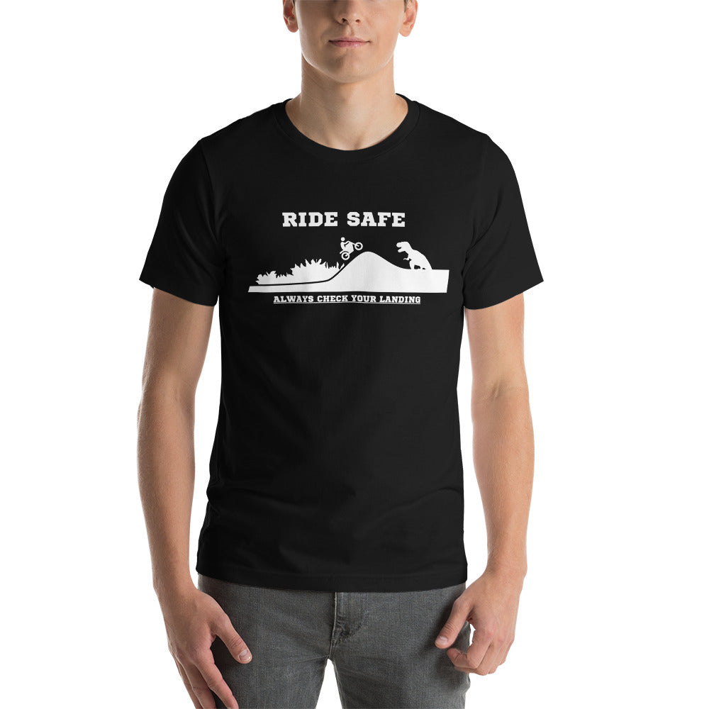 Ride Safe Check Your Landing Premium Men's T-Shirt