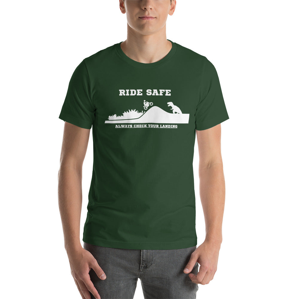 Ride Safe Check Your Landing Premium Men's T-Shirt
