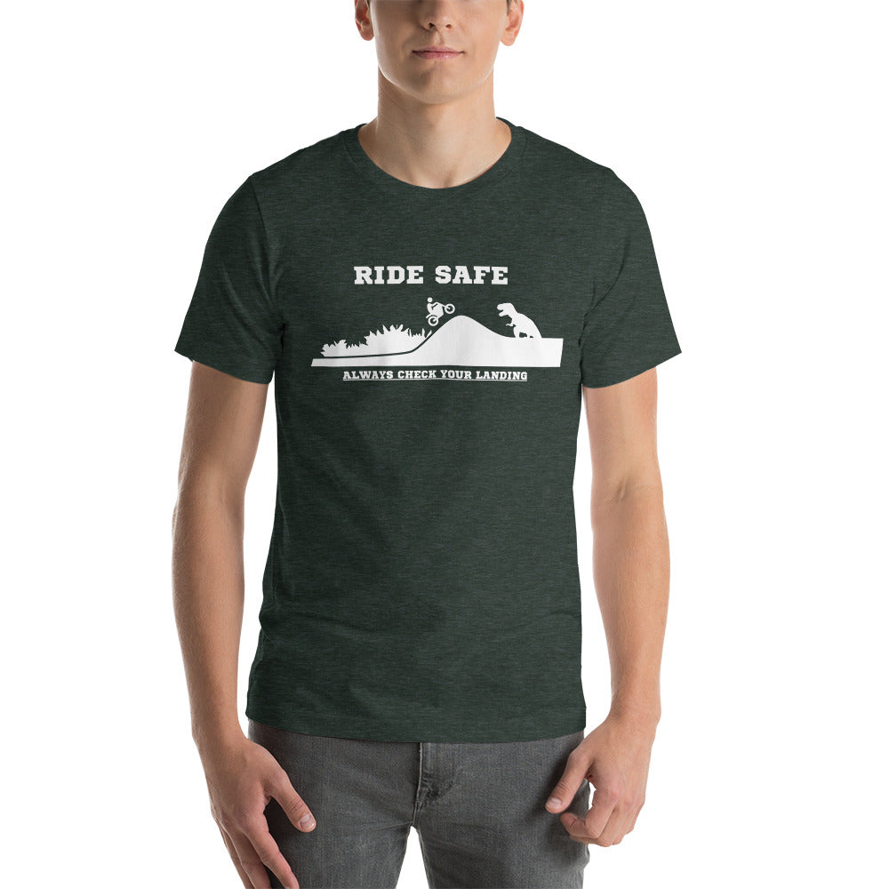 Ride Safe Check Your Landing Premium Men's T-Shirt
