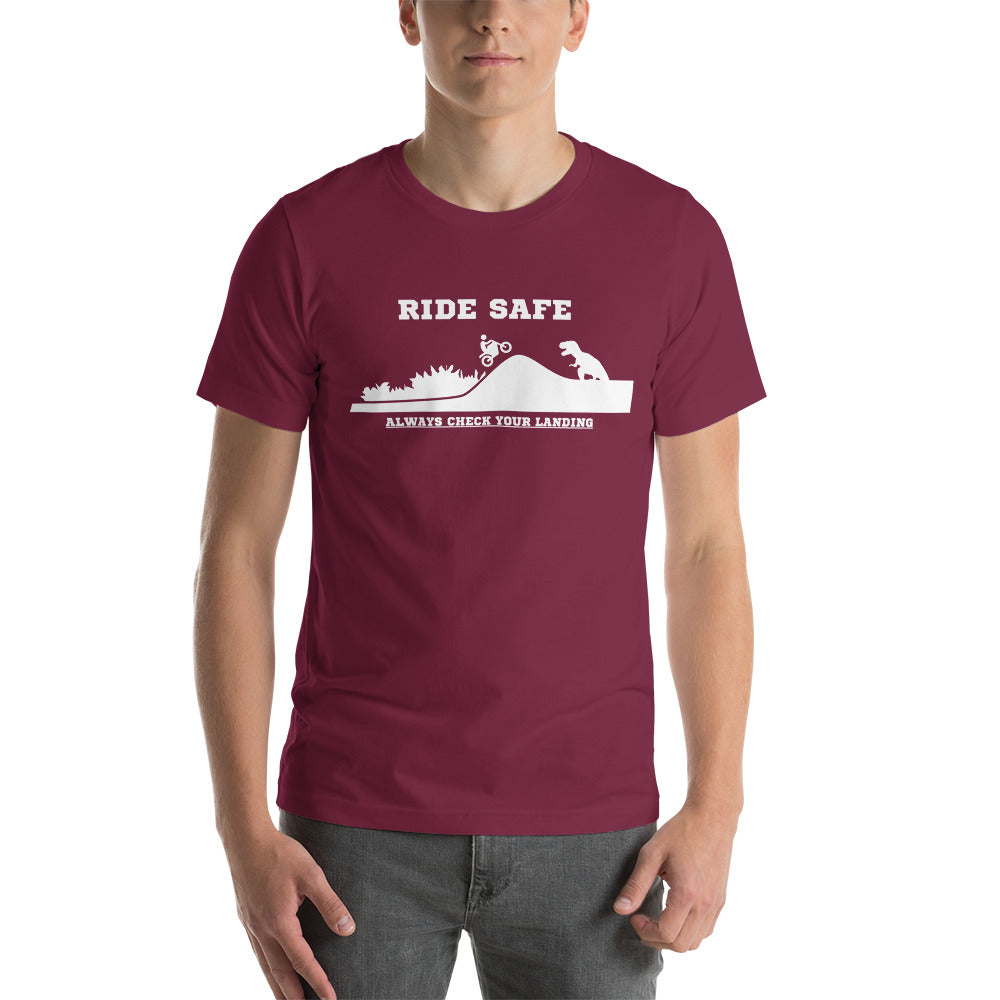 Ride Safe Check Your Landing Premium Men's T-Shirt