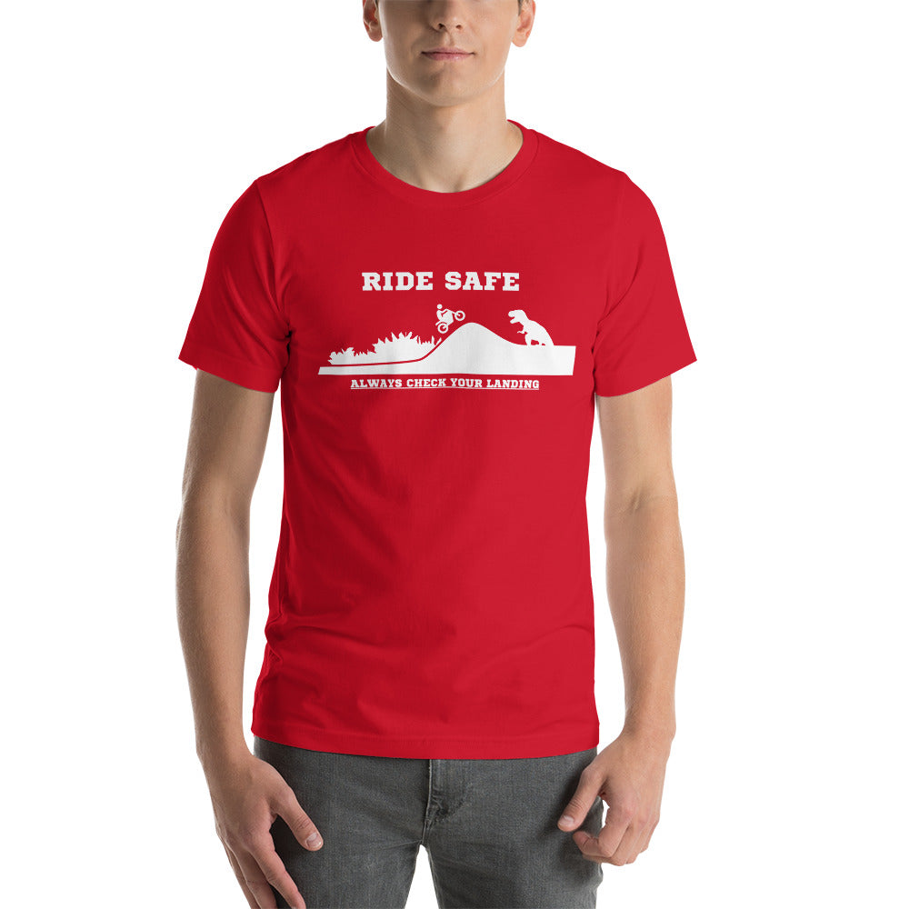Ride Safe Check Your Landing Premium Men's T-Shirt