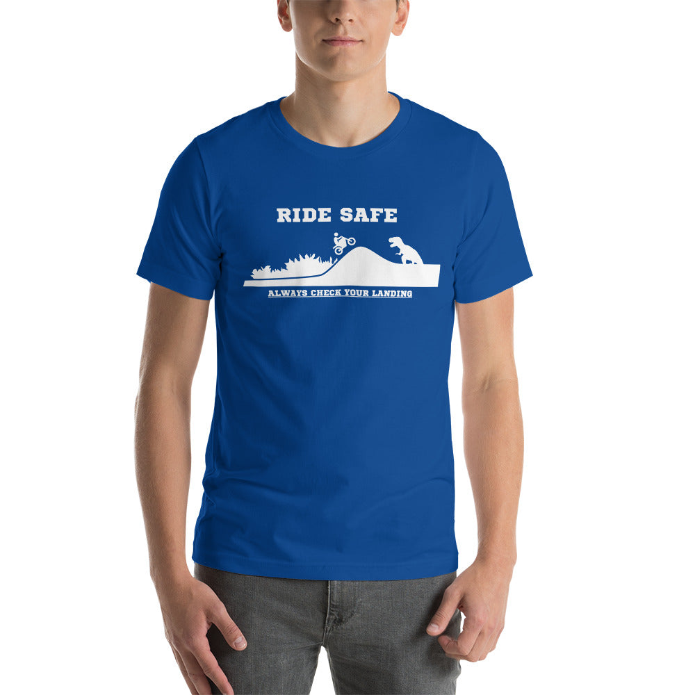 Ride Safe Check Your Landing Premium Men's T-Shirt