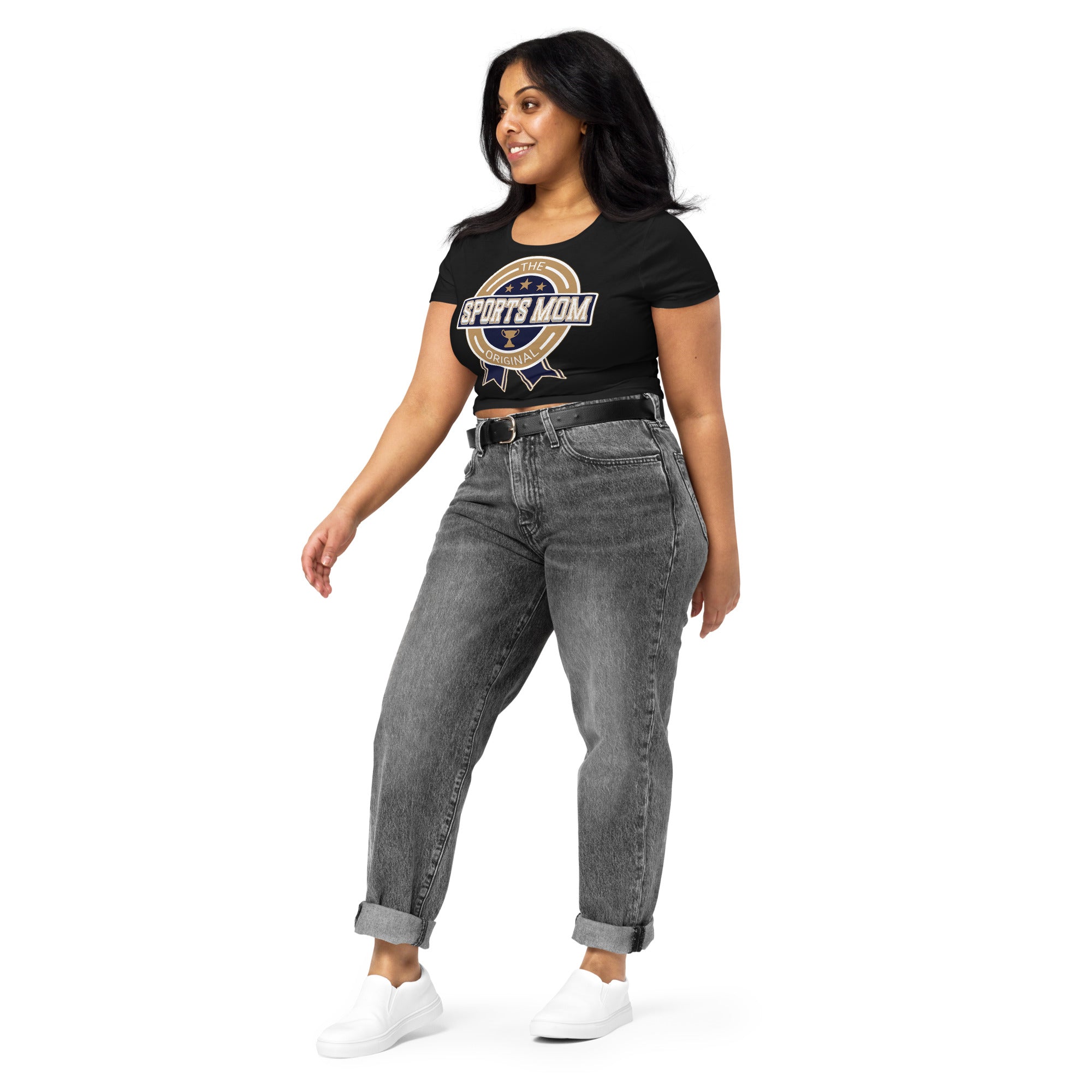 The Original Sports Mom Pro Crop Tee