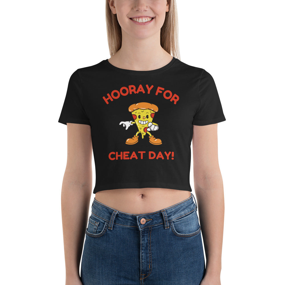 Hooray For Cheat Day! Women's Crop Tee