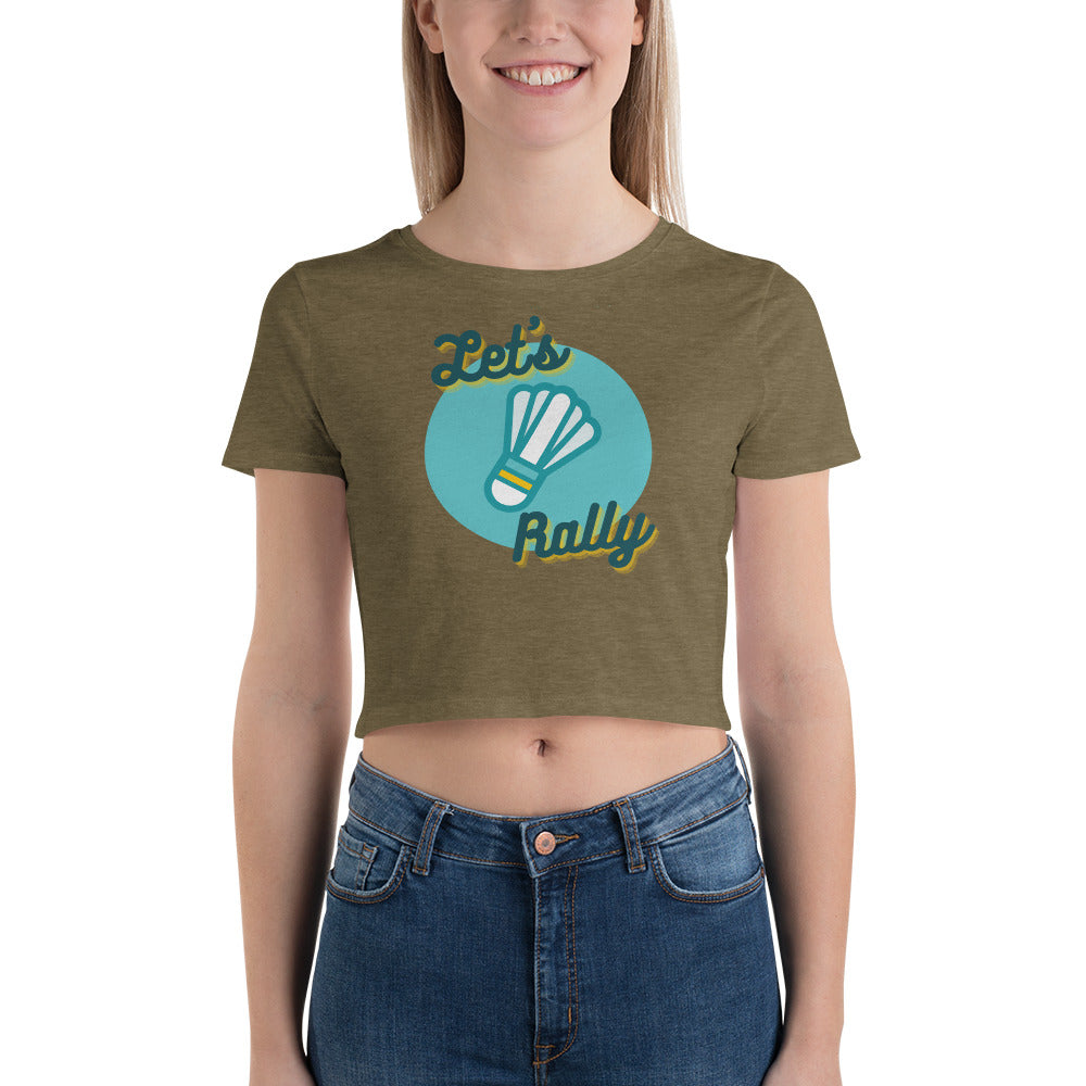 Let's Rally Women’s Crop Tee