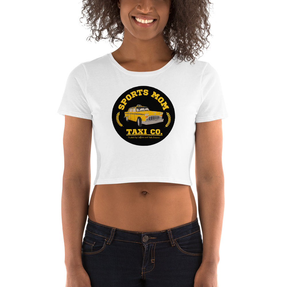 The Sports Mom Taxi Co. Original Crop Tee