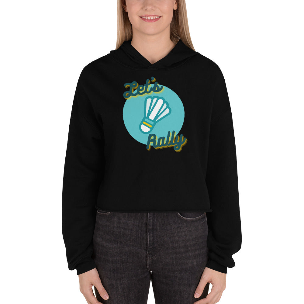 Let's Rally Women's Crop Hoodie