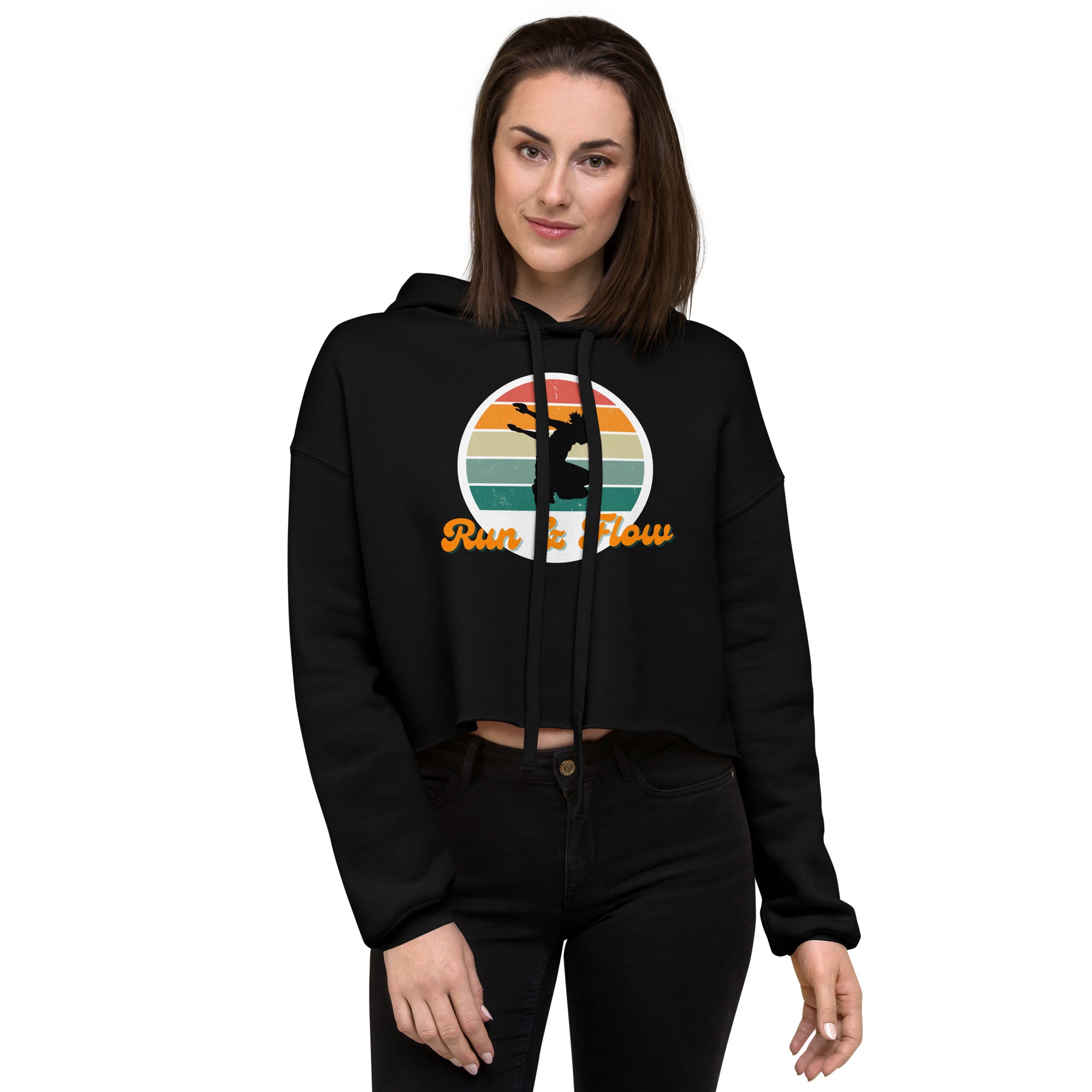 Run & Flow Women's Crop Hoodie