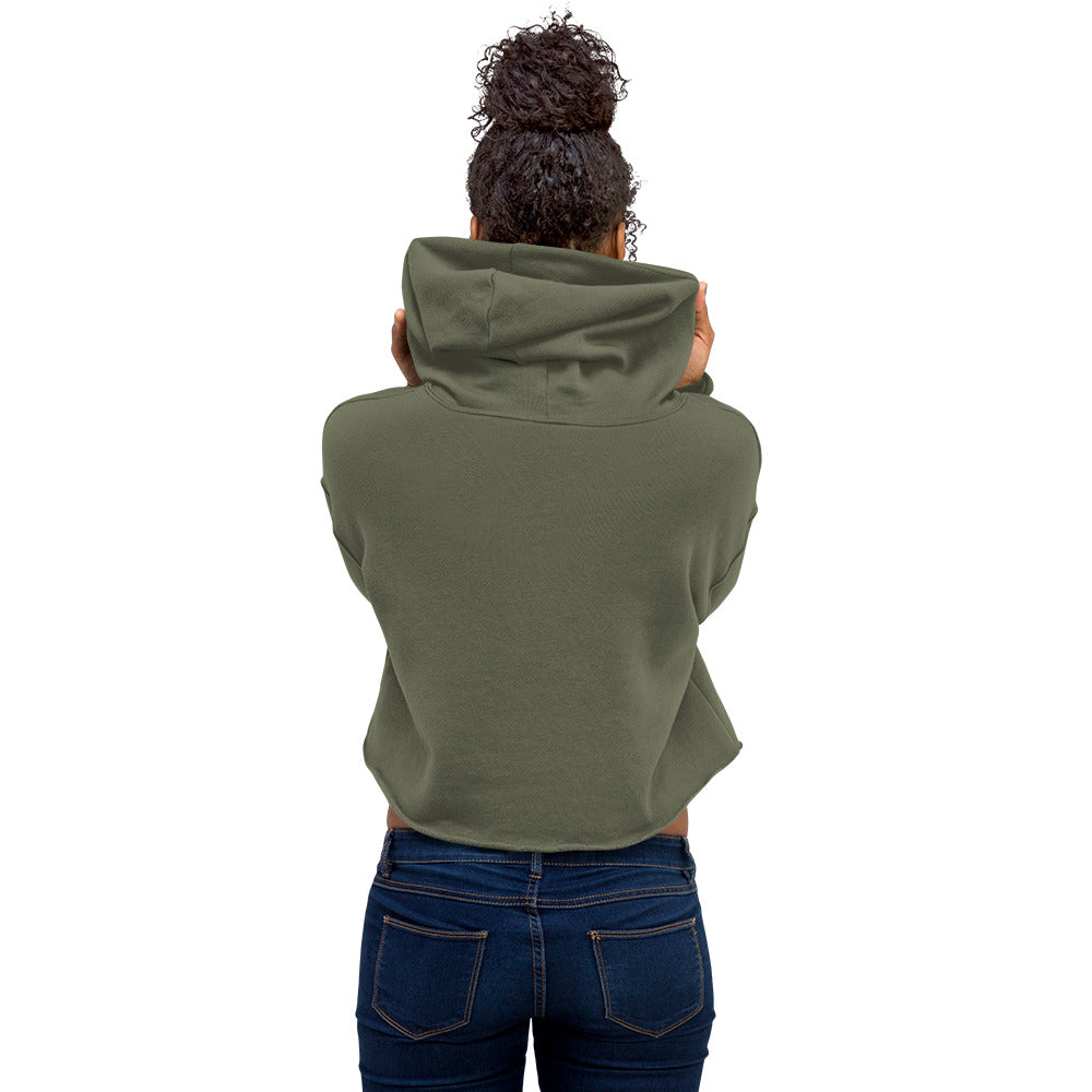 The Original Sports Mom Golf Team Women's Crop Hoodie