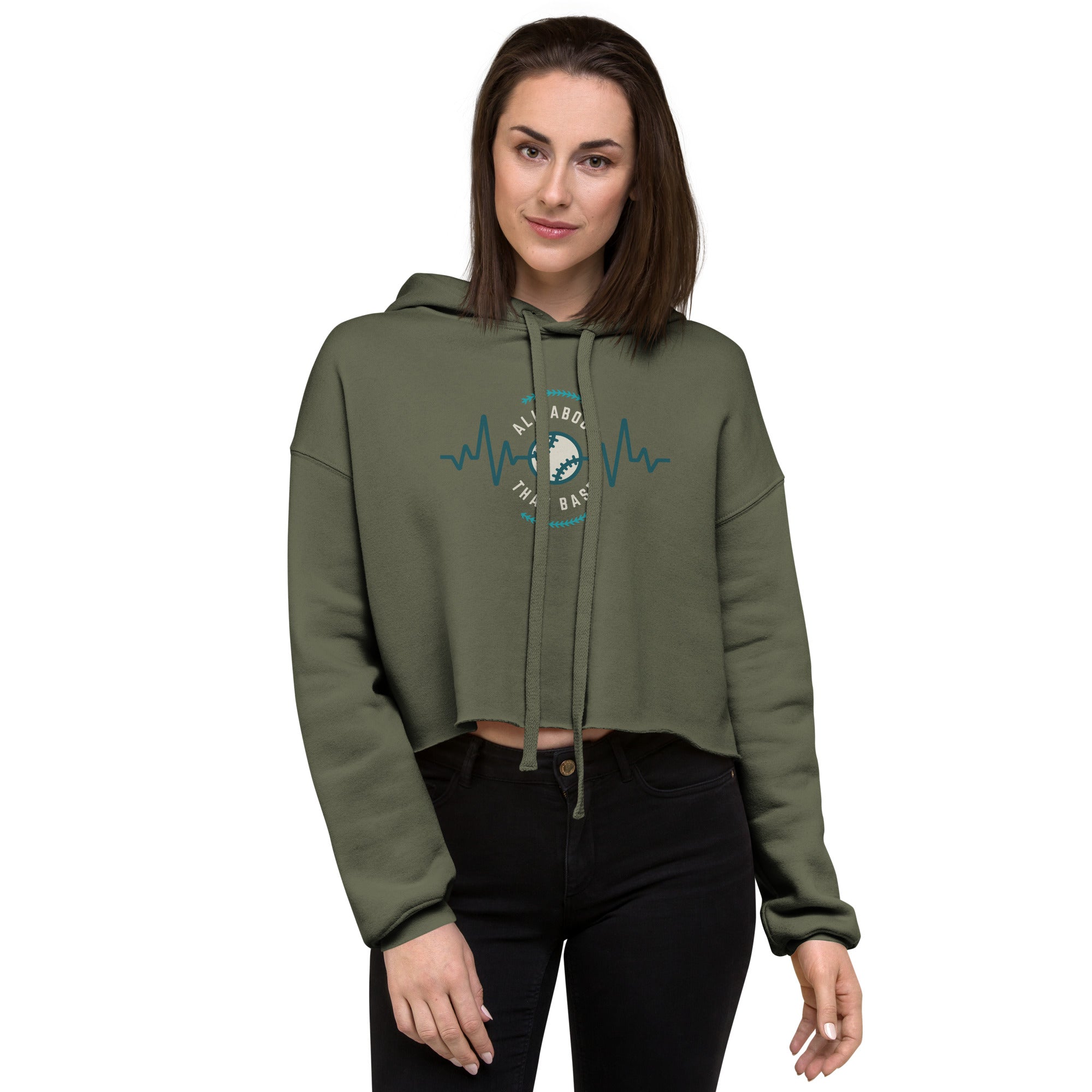 All About That Base Women's Crop Hoodie