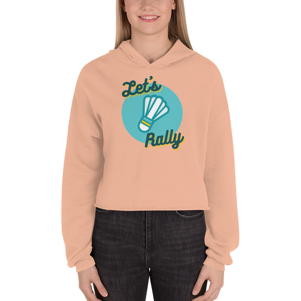 Let's Rally Women's Crop Hoodie