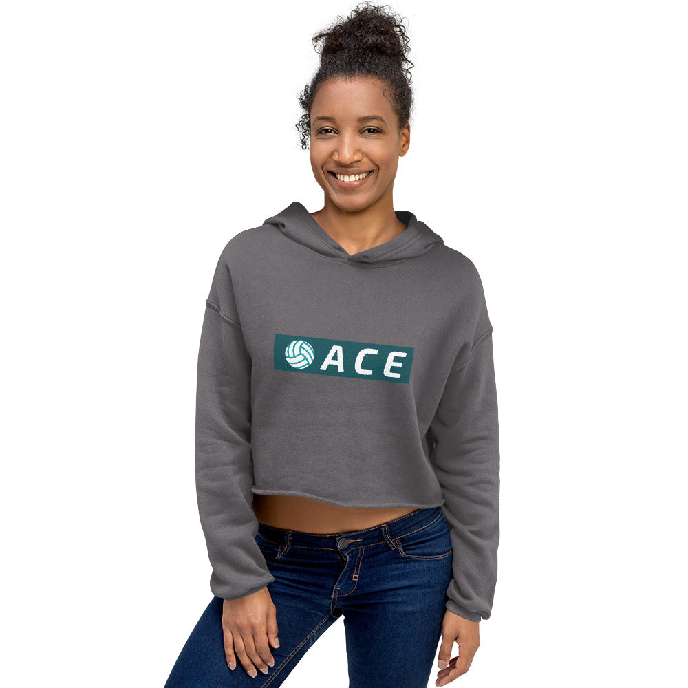 Ace Women's Crop Hoodie | Storm | The Original Sports Mom