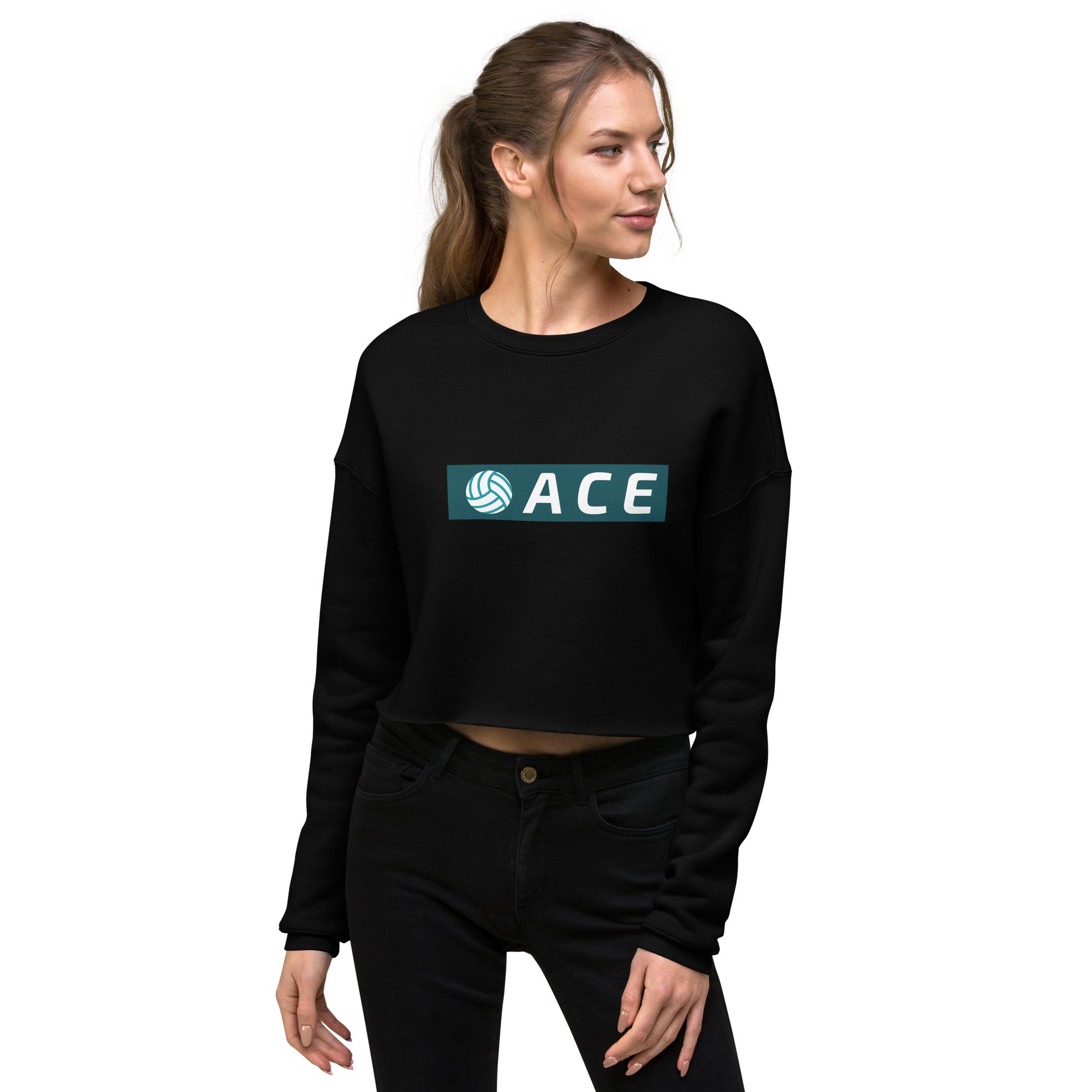 Ace Women's Crop Sweatshirt