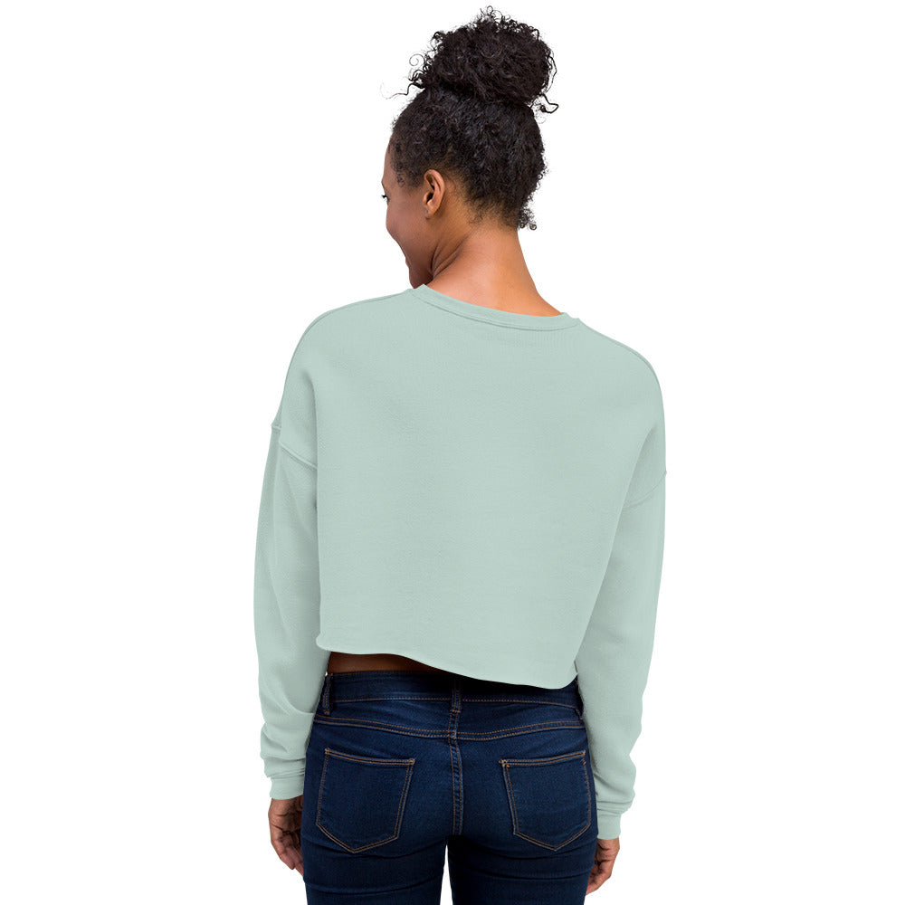 The Original Sports Mom Crop Sweatshirt Dusty Blue | The Original Sports Mom