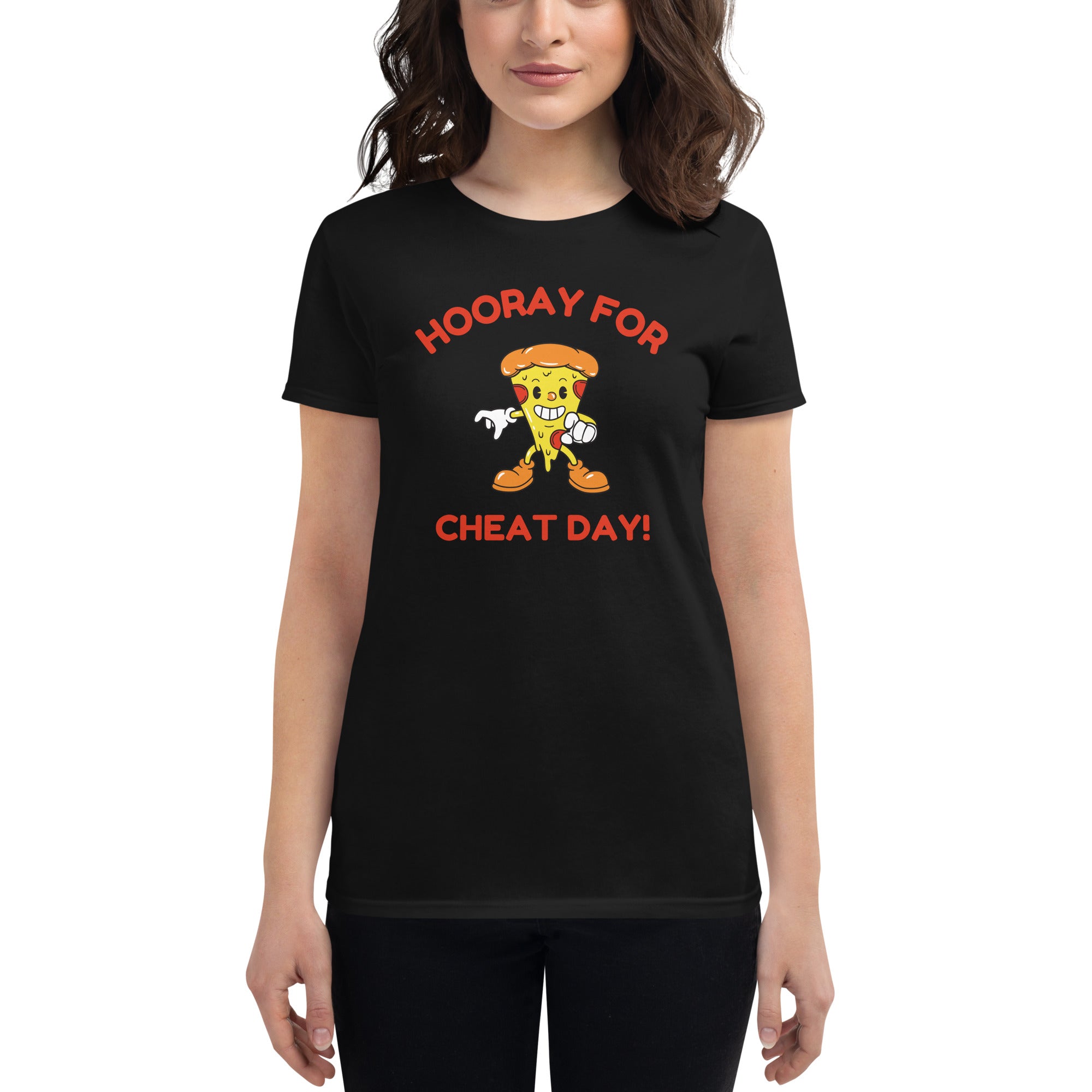 Hooray For Cheat Day! Women's Fitted T-Shirt