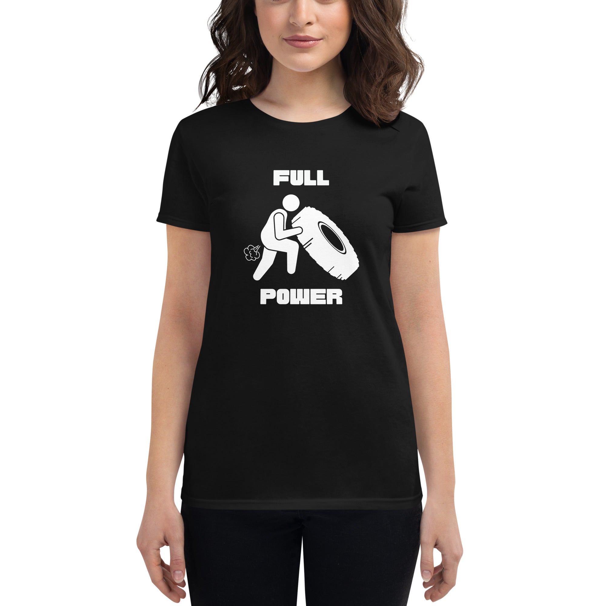 Full Power Women's Fitted T-Shirt