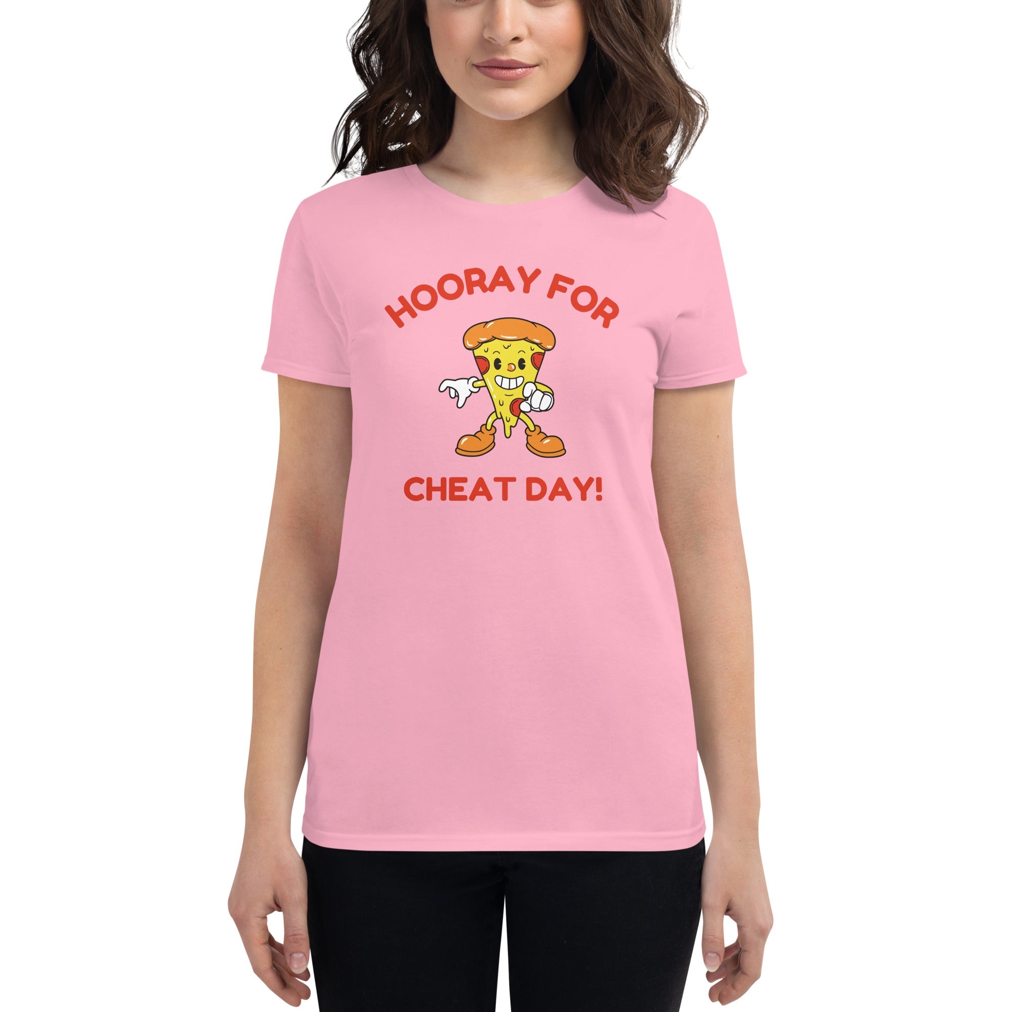 Hooray For Cheat Day! Women's Fitted T-Shirt