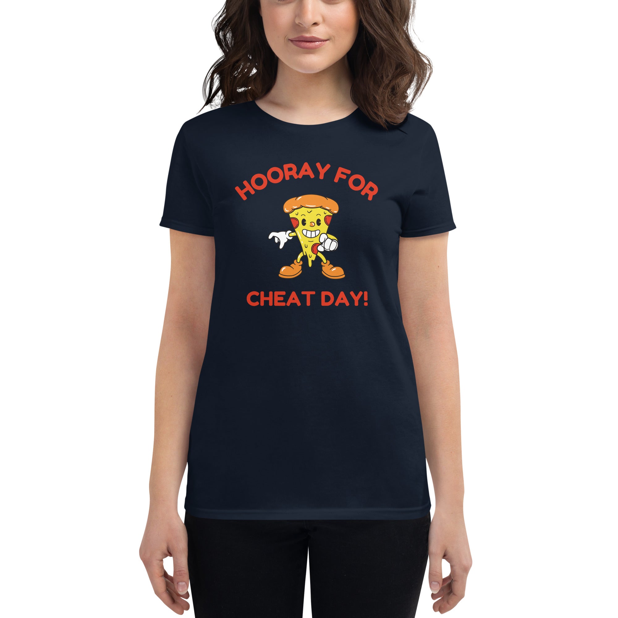 Hooray For Cheat Day! Women's Fitted T-Shirt