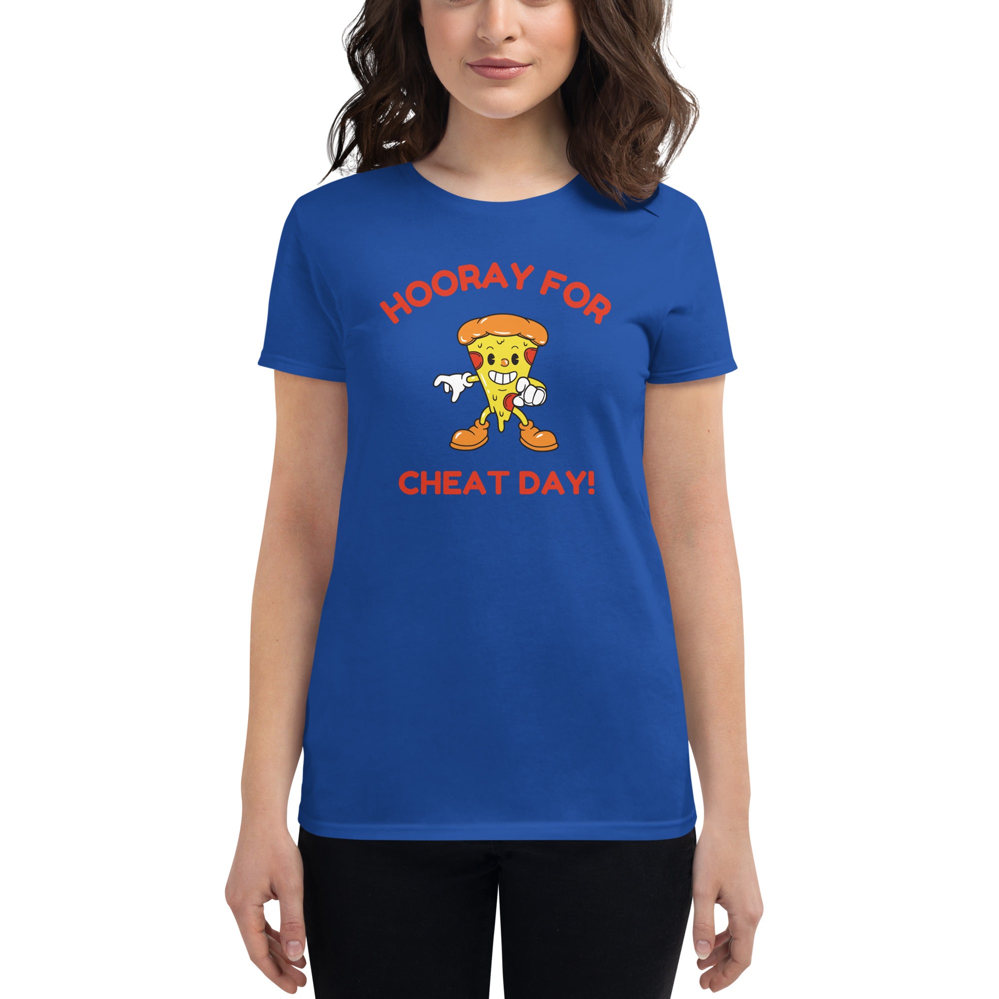 Hooray For Cheat Day! Women's Fitted T-Shirt