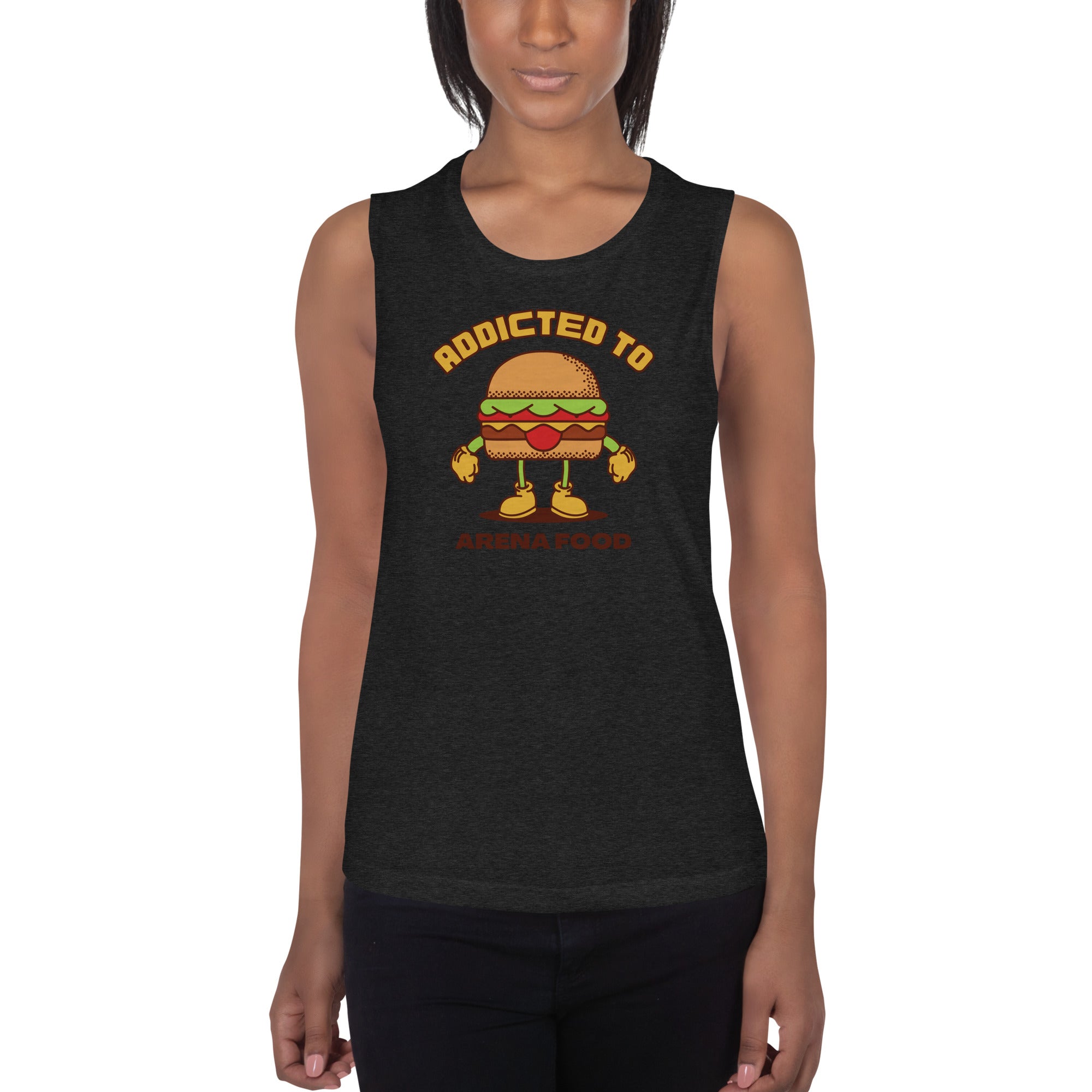 Addicted To Arena Food Women's Premium Muscle Tank