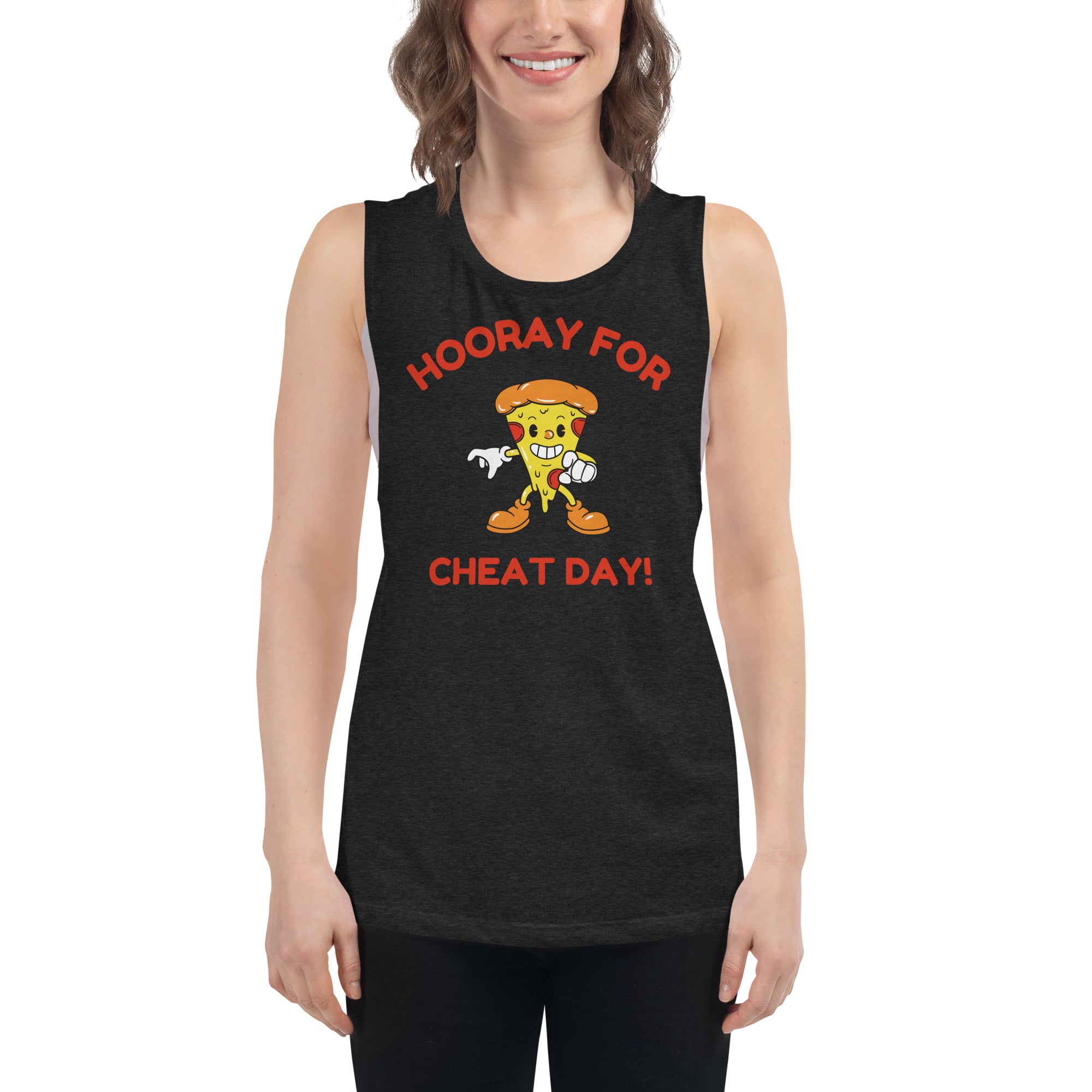 Hooray For Cheat Day! Women's Muscle Tank