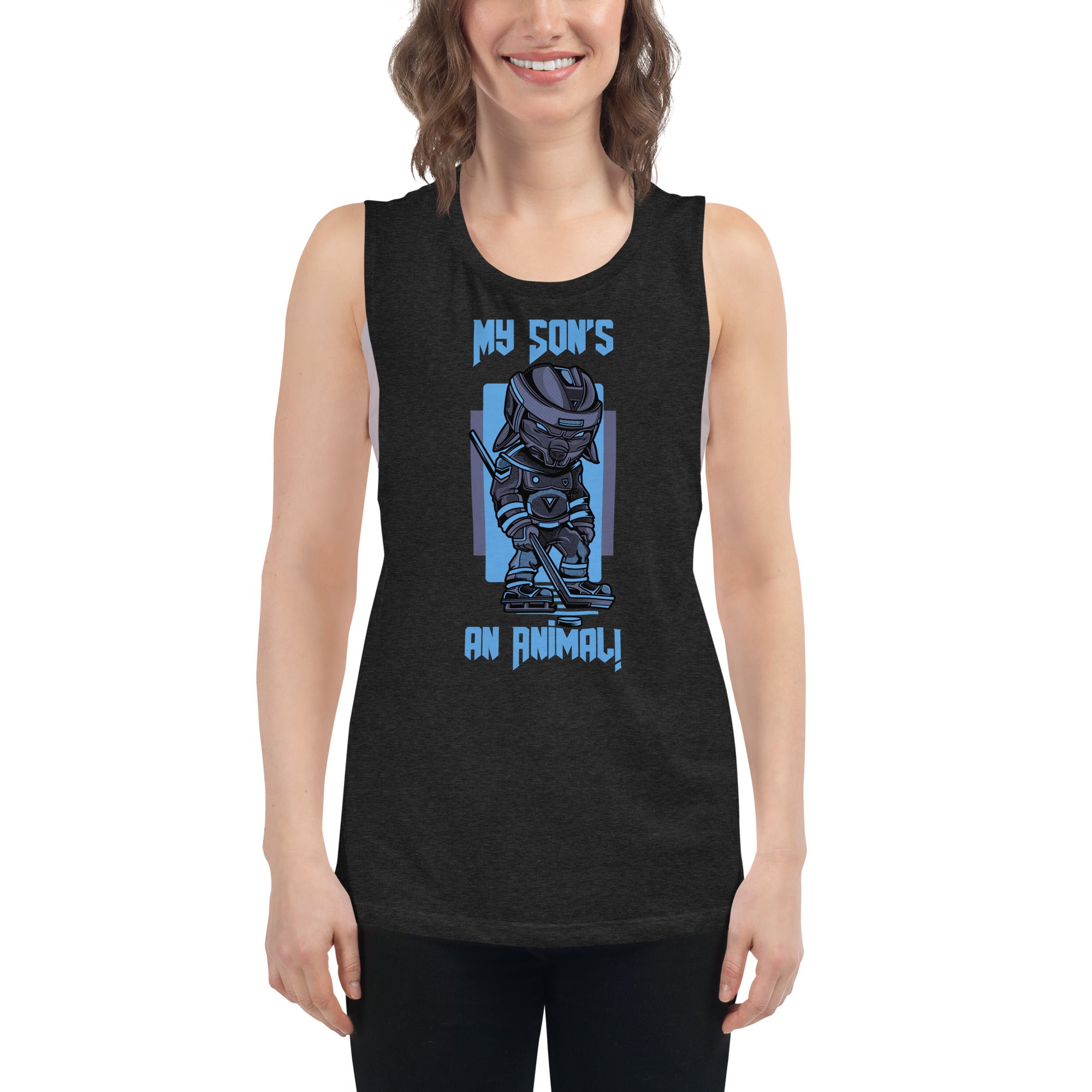 My Son's An Animal Women's Muscle Tank