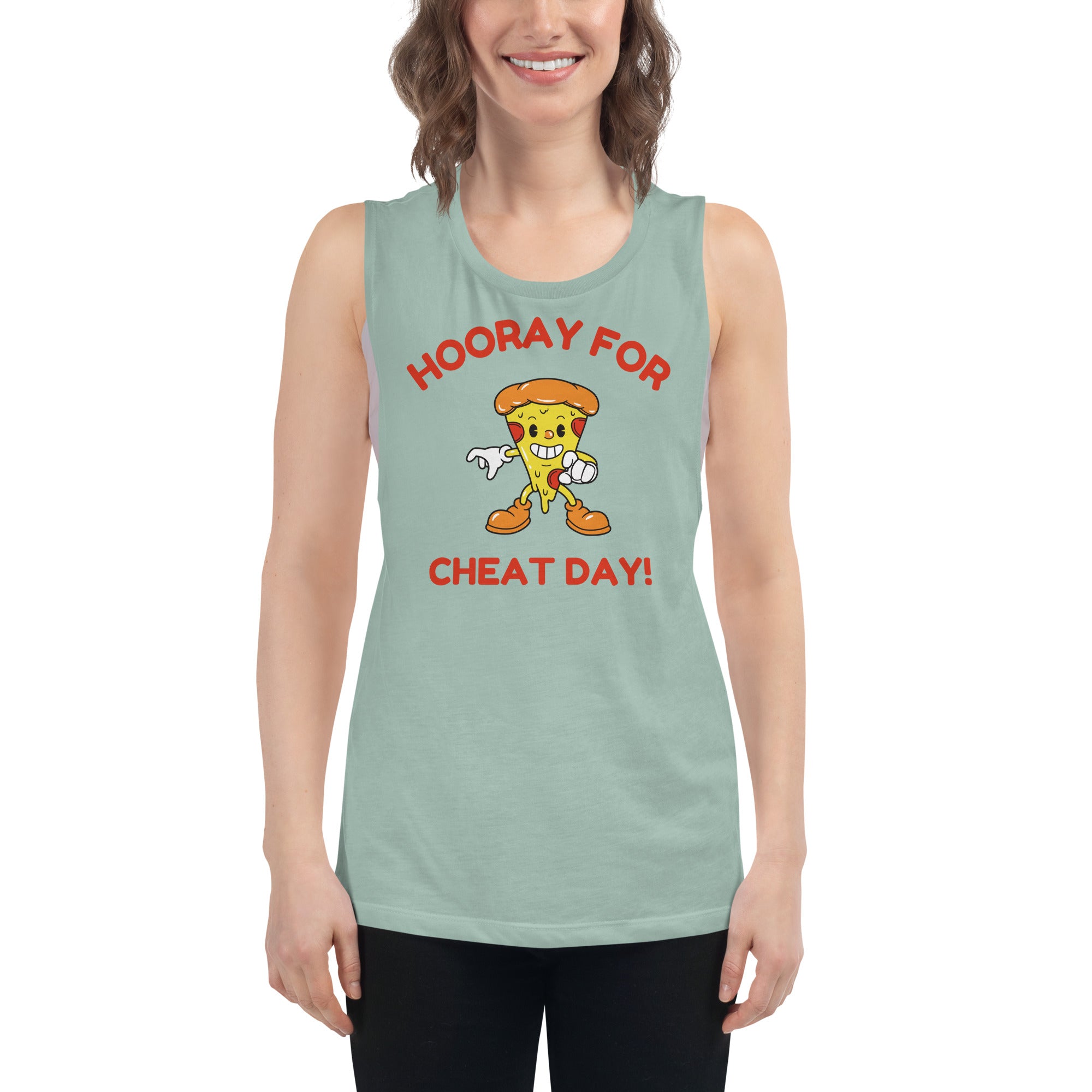 Hooray For Cheat Day! Women's Muscle Tank