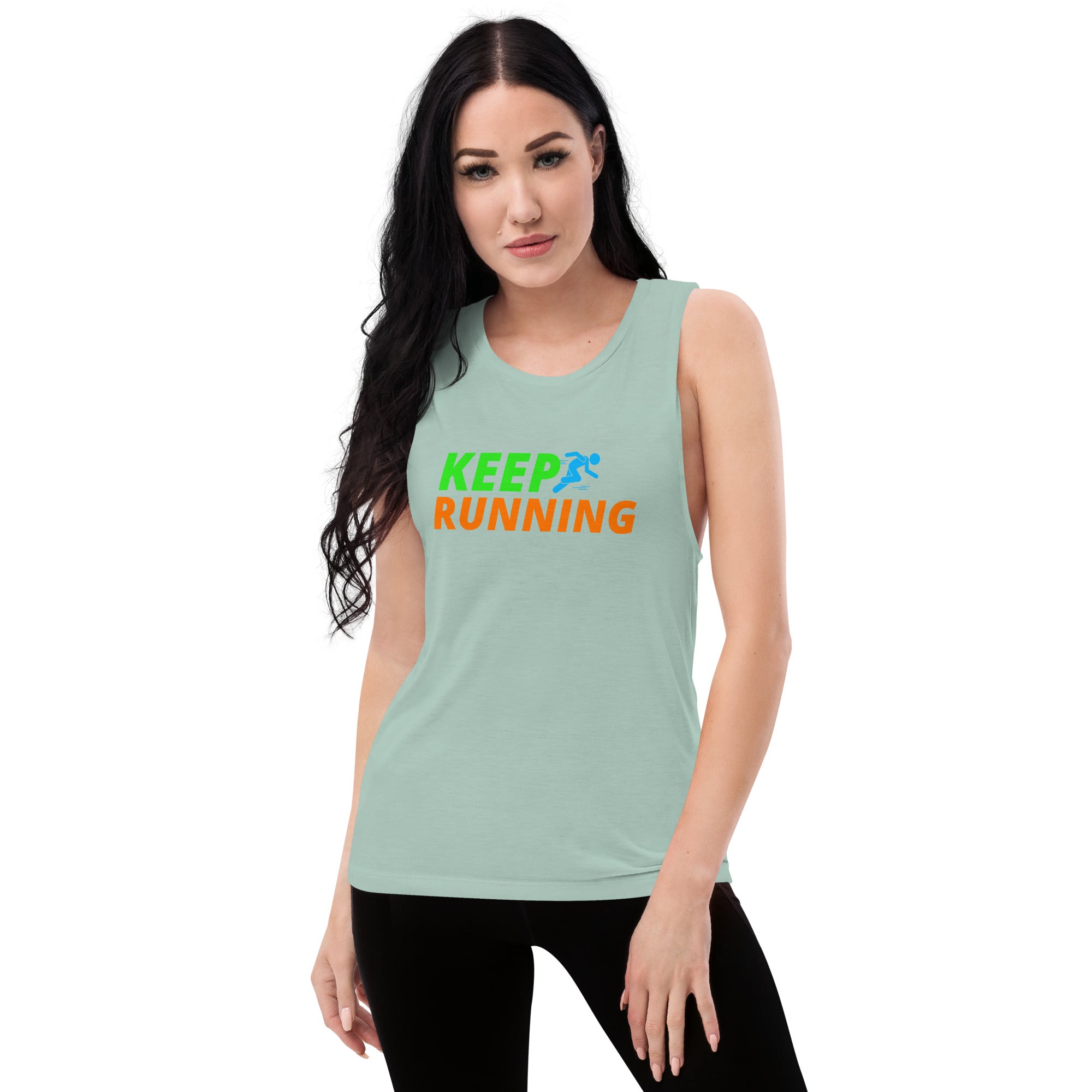 Keep Running Women's Muscle Tank