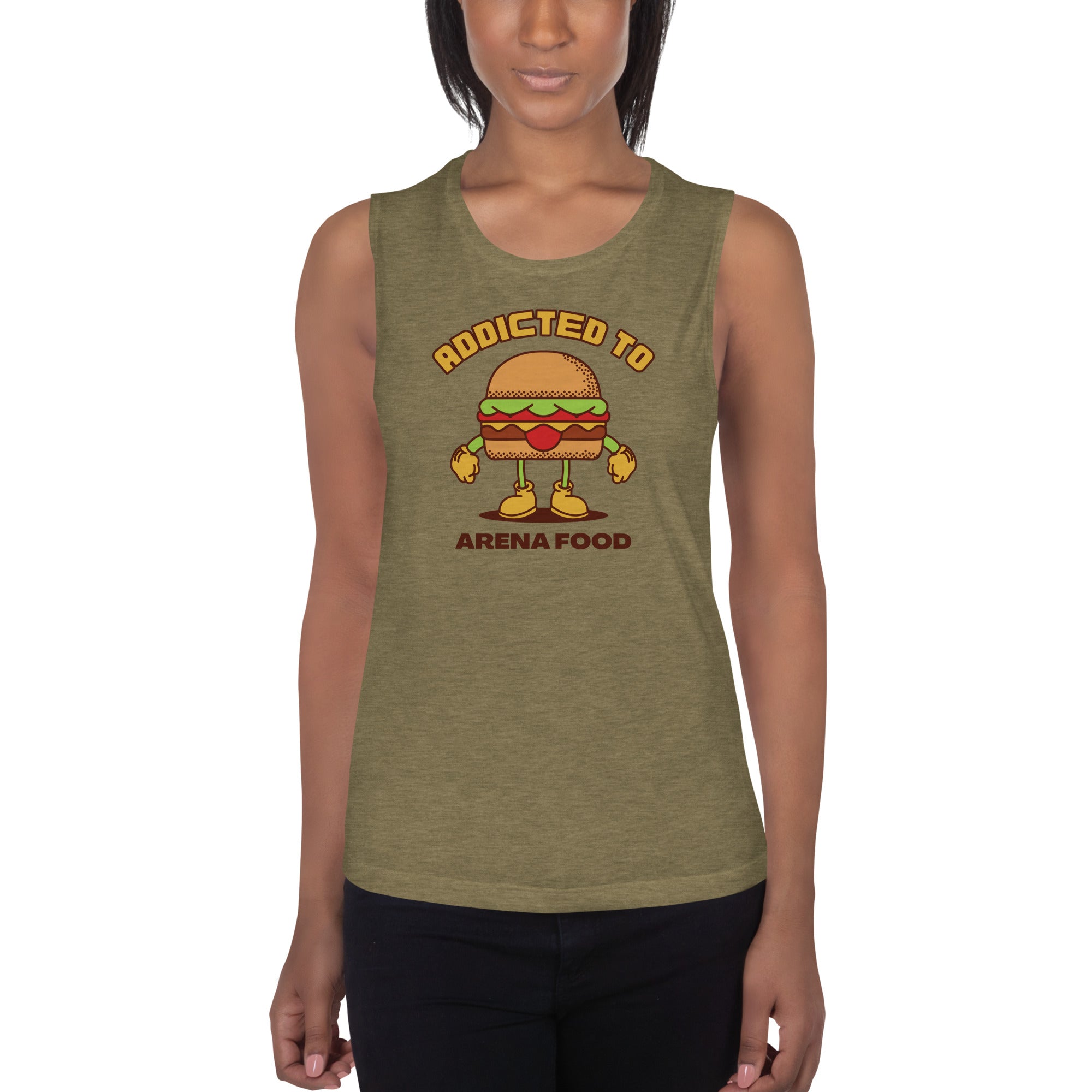 Addicted To Arena Food Women's Premium Muscle Tank